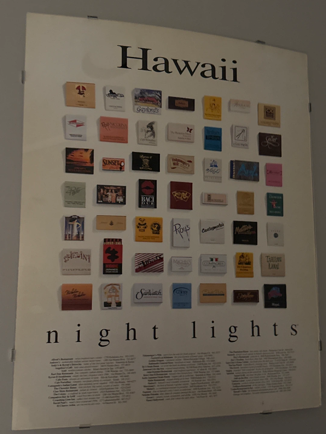 Hawaii Night Lights Poster - photo 3
