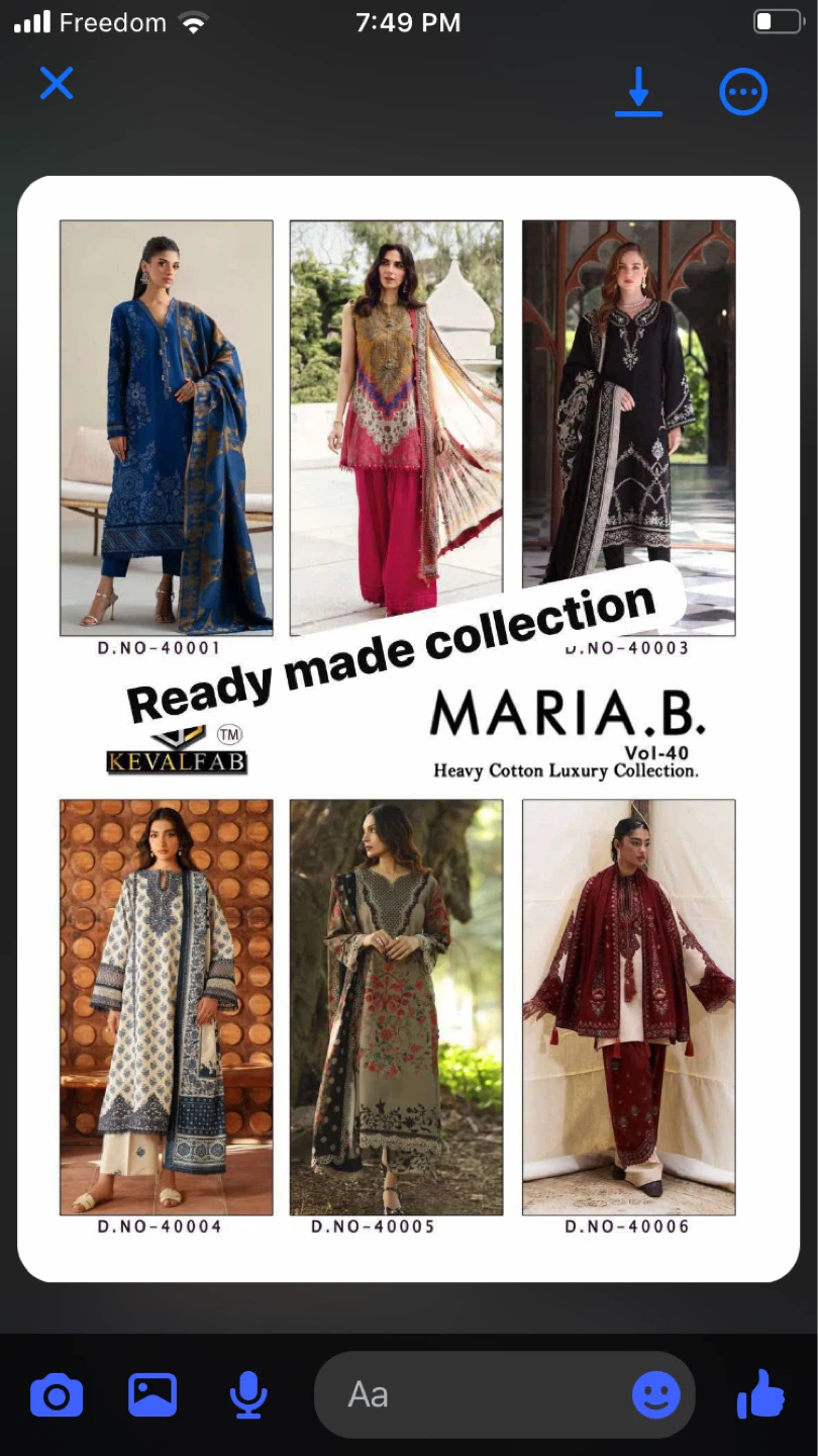 Maria.B Heavy Cotton Luxury Collection Ready Made Suits
