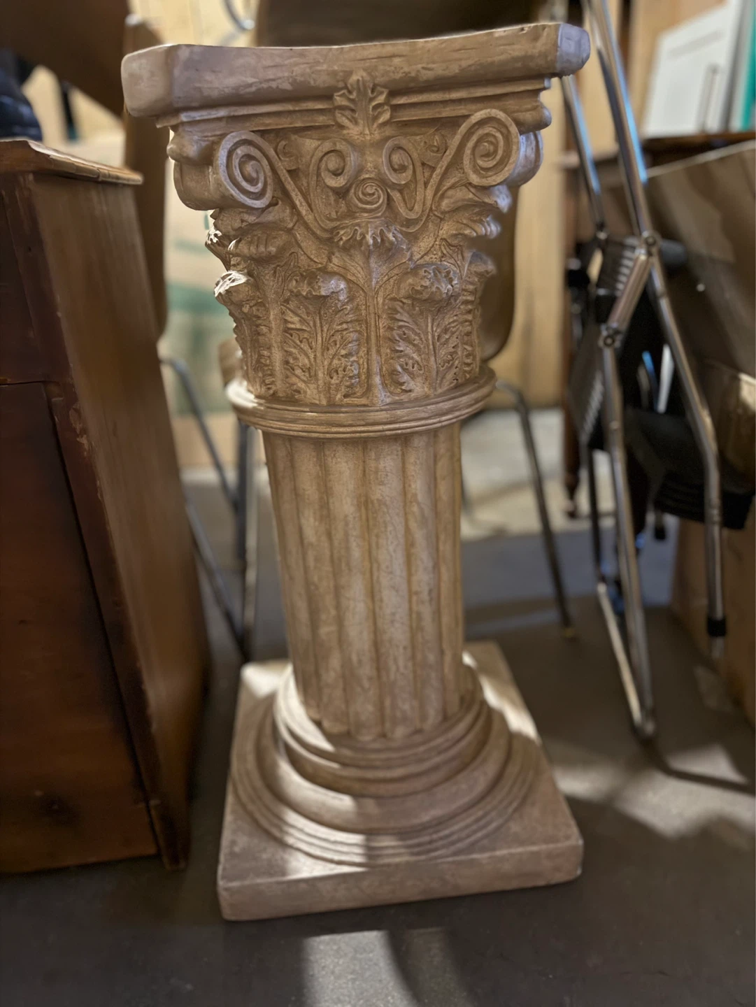 Ornate Decorative Column Pedestal Stand - photo 3