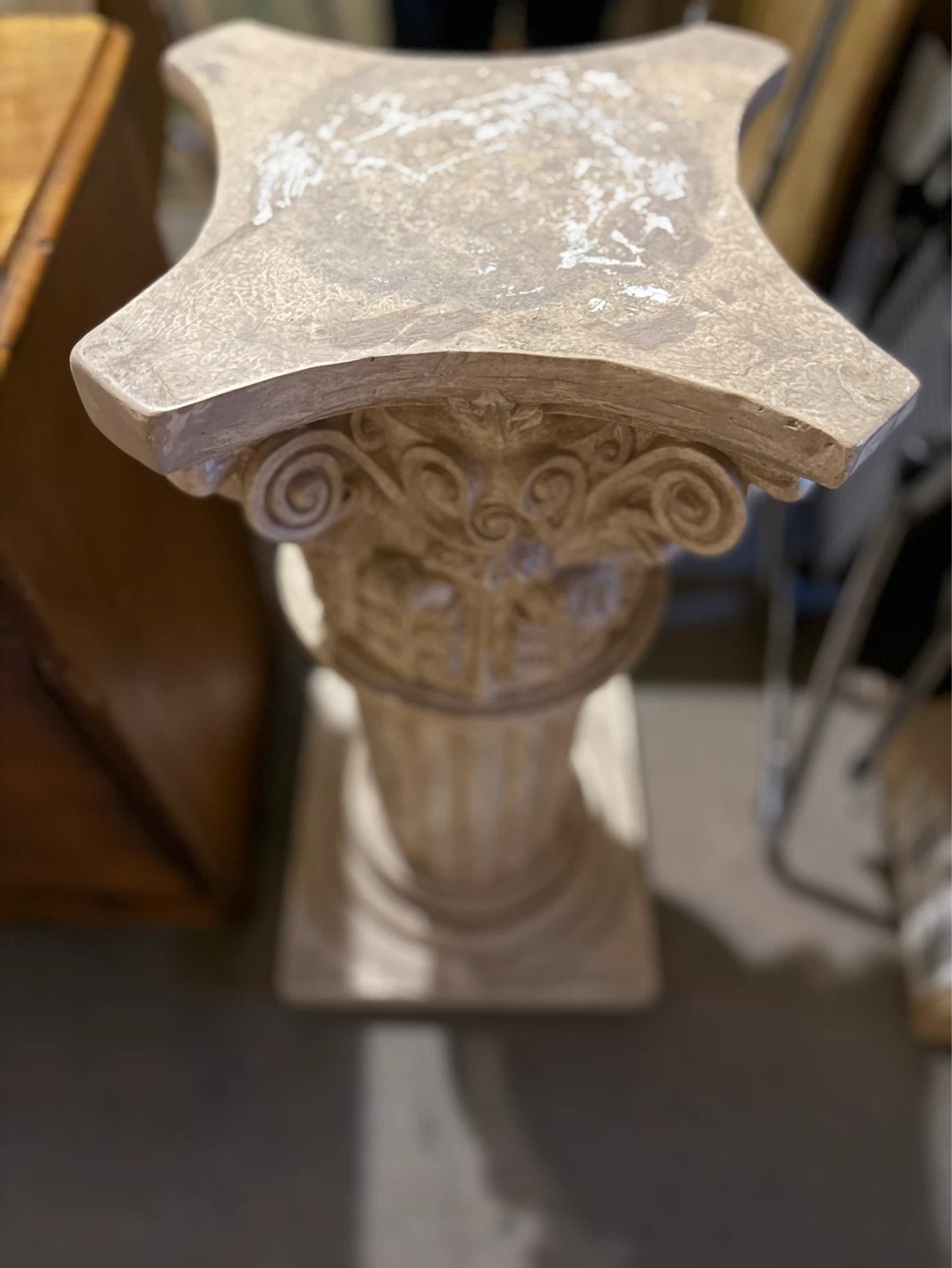 Ornate Decorative Column Pedestal Stand - photo 2