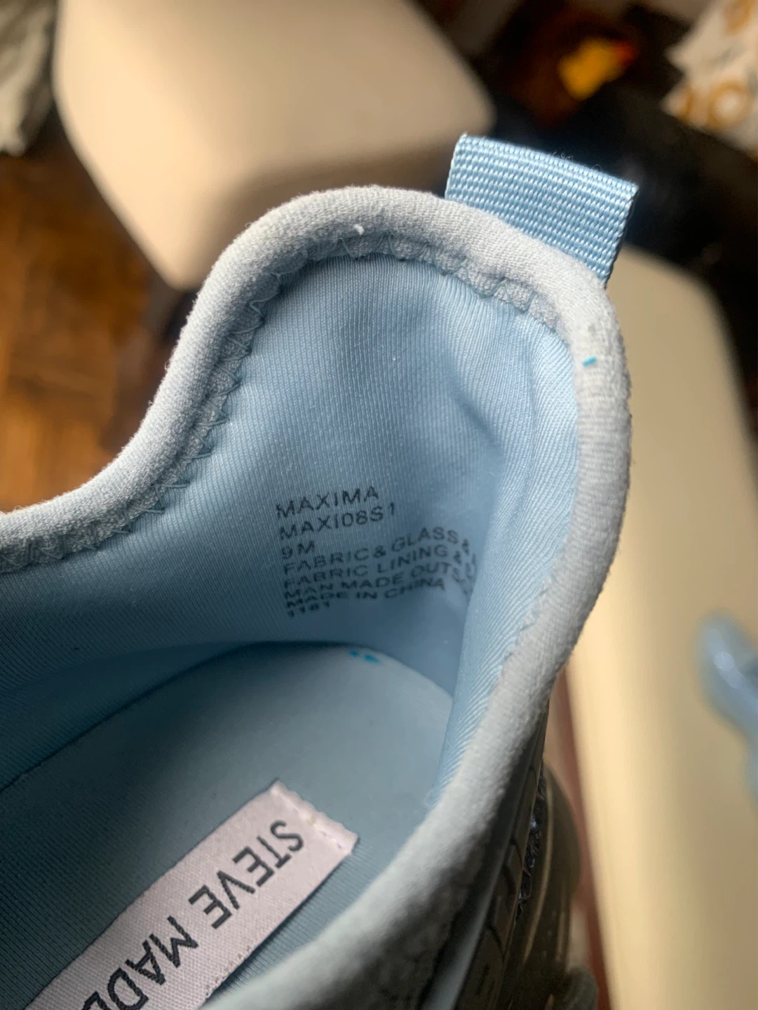 Steve Madden MAXIMA Blue Rhinestone Sneakers - photo 5