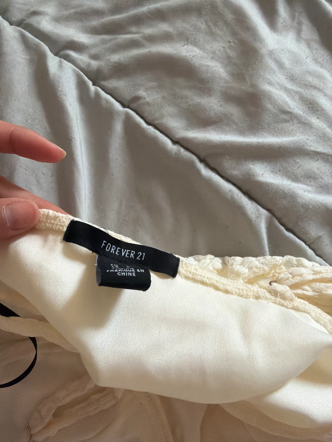 Forever 21 White Lace Maxi Dress - photo 2
