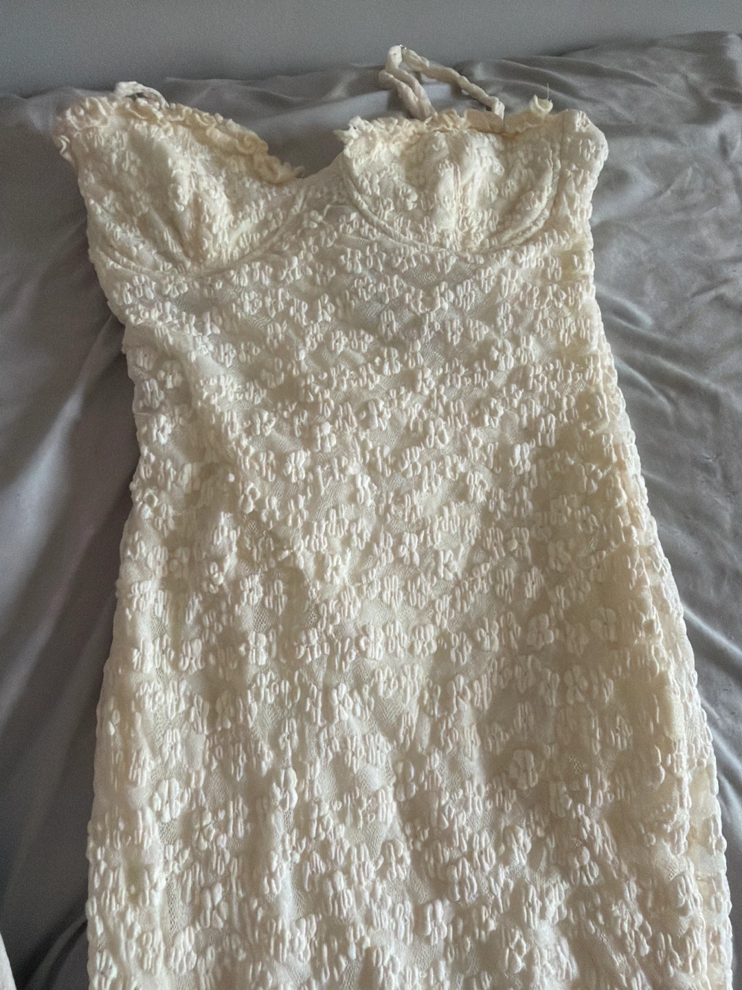 Forever 21 White Lace Maxi Dress - photo 3