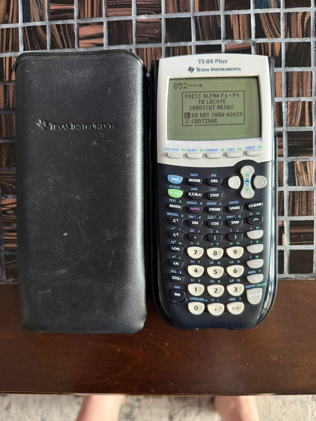 Texas Instruments TI-84 Plus Calculator with Case