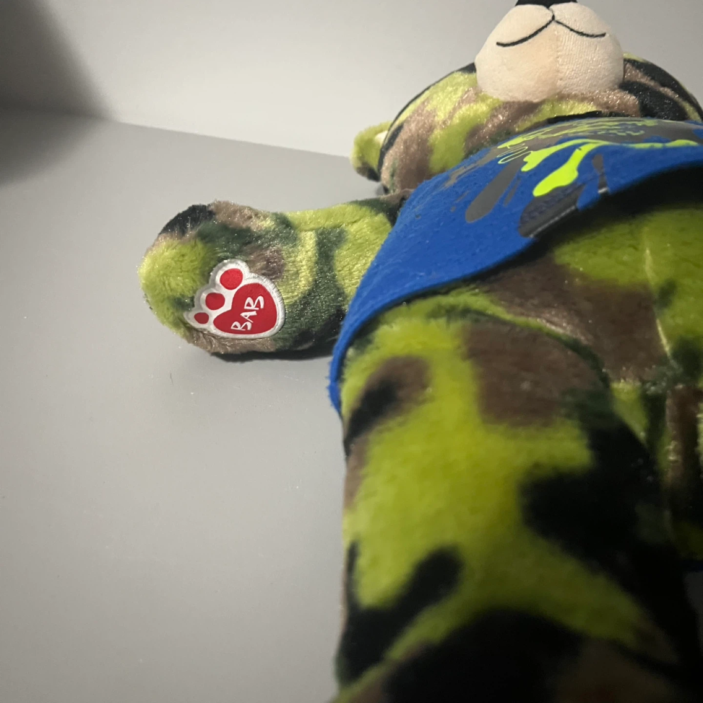 Build-A-Bear Camouflage Teddy Bear with Graphic Shirt - photo 5