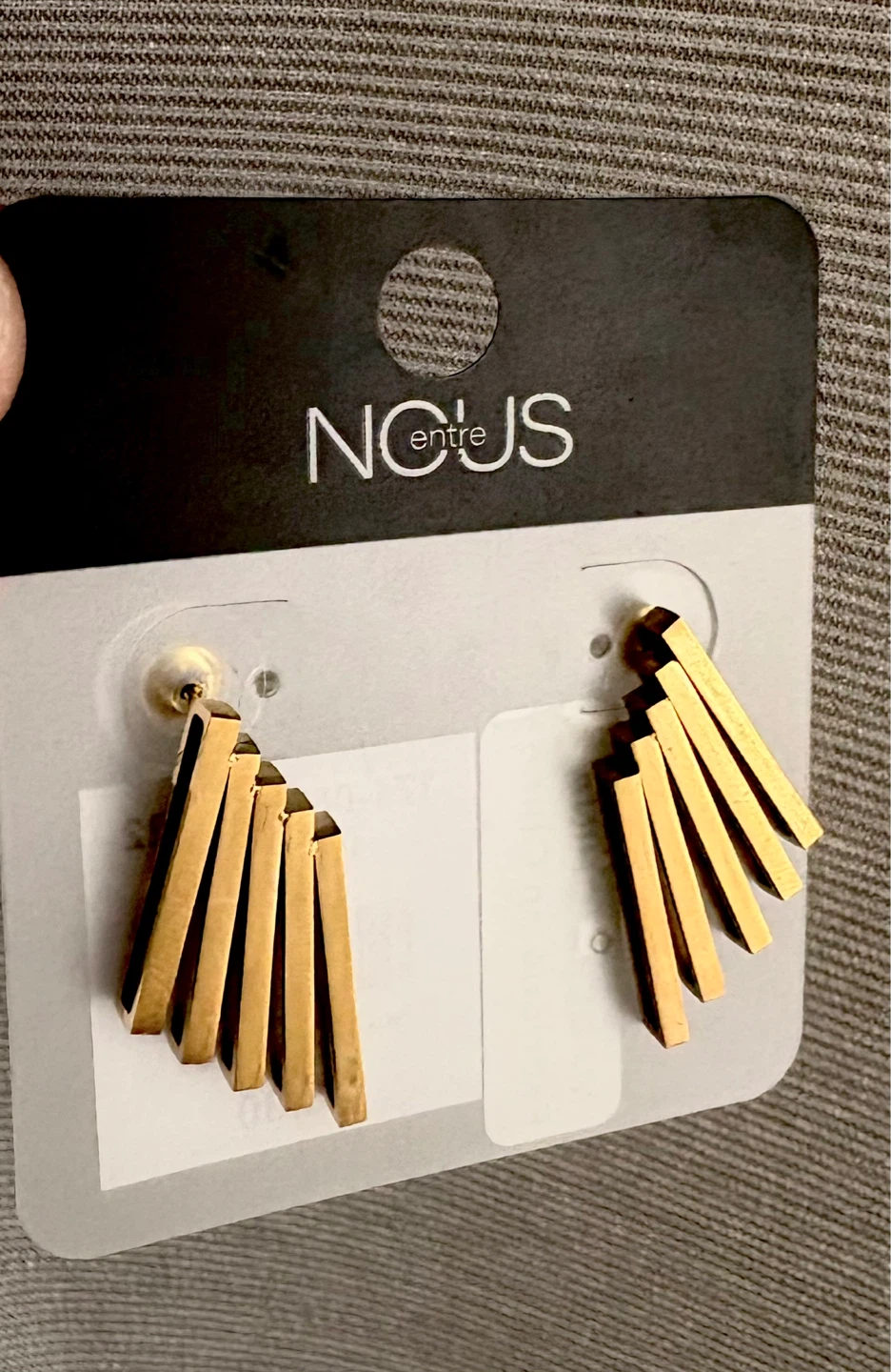 Geometric Bar Drop Earrings (new )‼️last price