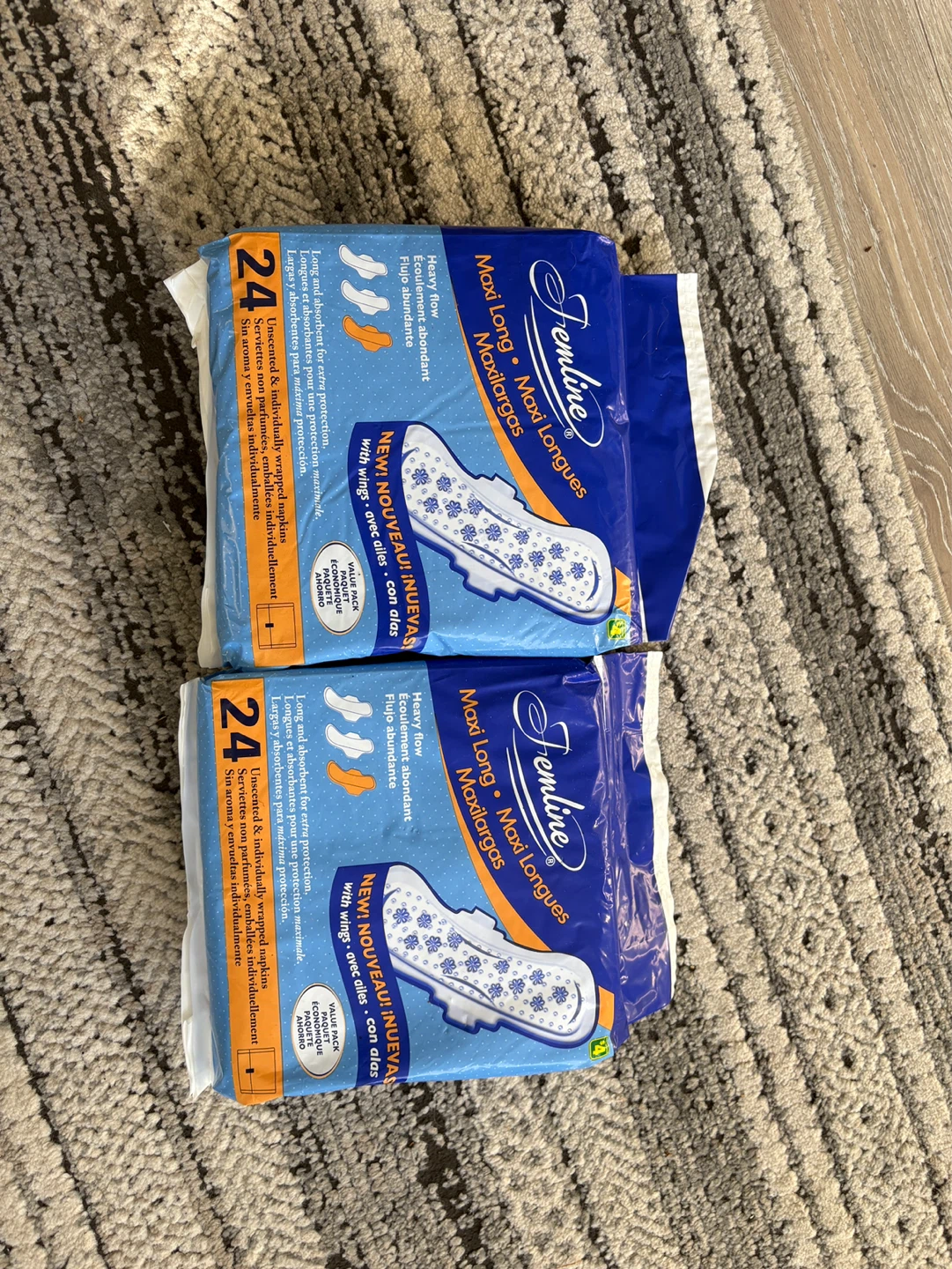 Femine Maxi Long Pads - 2 Packs of 24 - photo 3