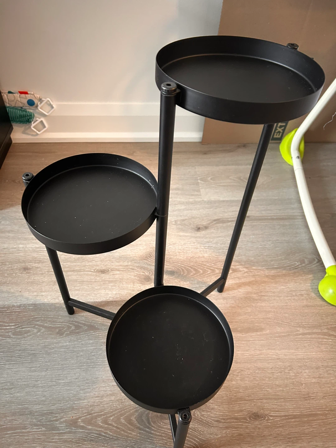 Black 3-Tier Plant Stand