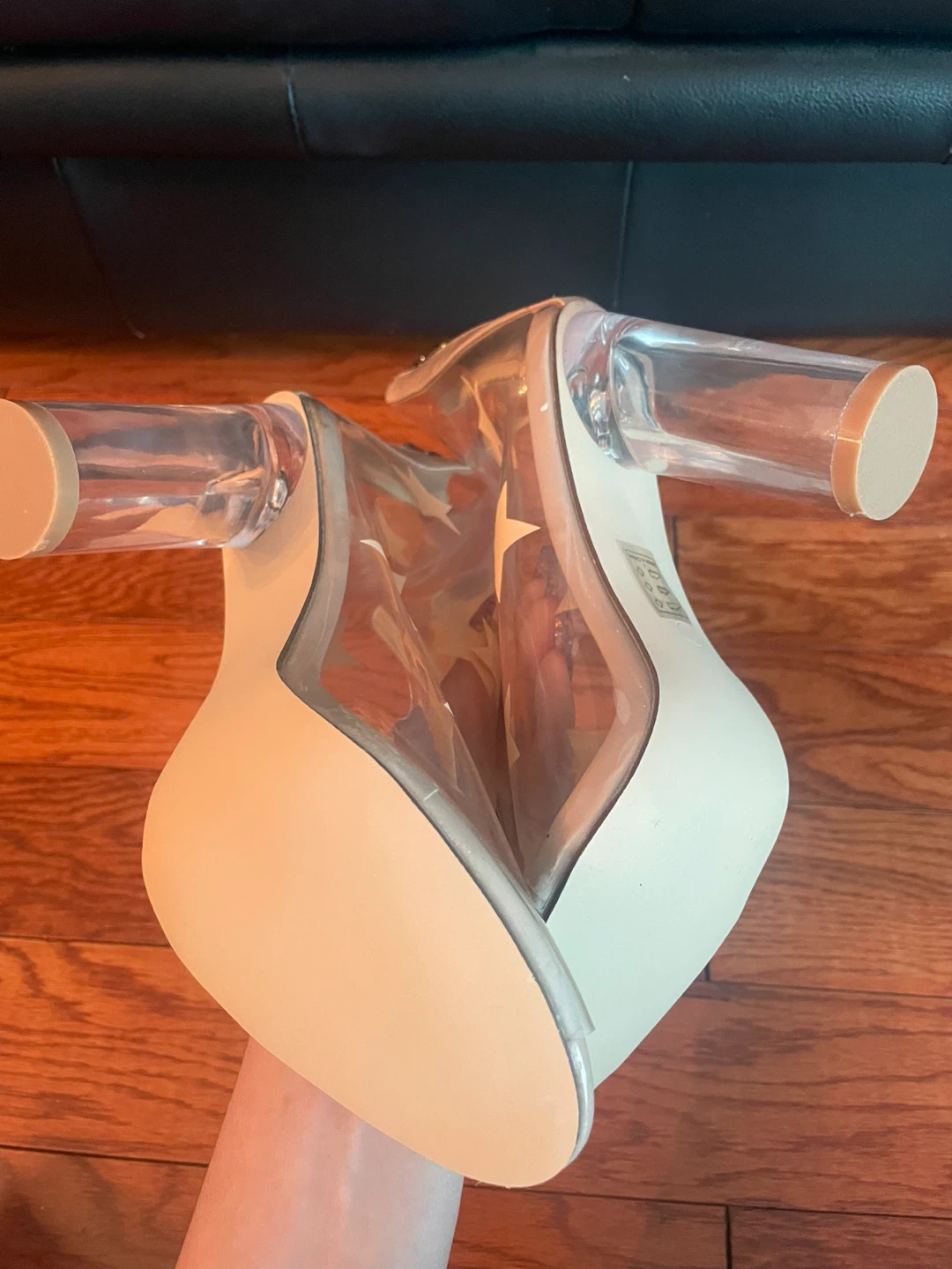 BRAND NEW Fashion Nova Cape Robbin Star Clear Ankle Boots - photo 4