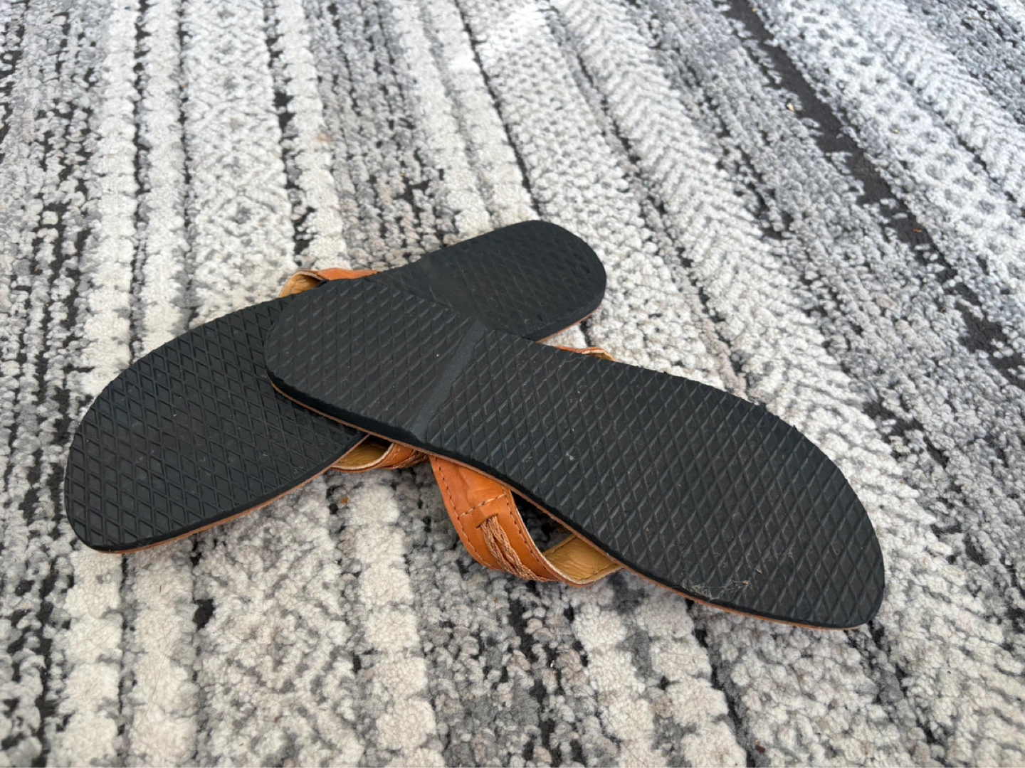 Brown Leather Flip Flops - Cuba - photo 5