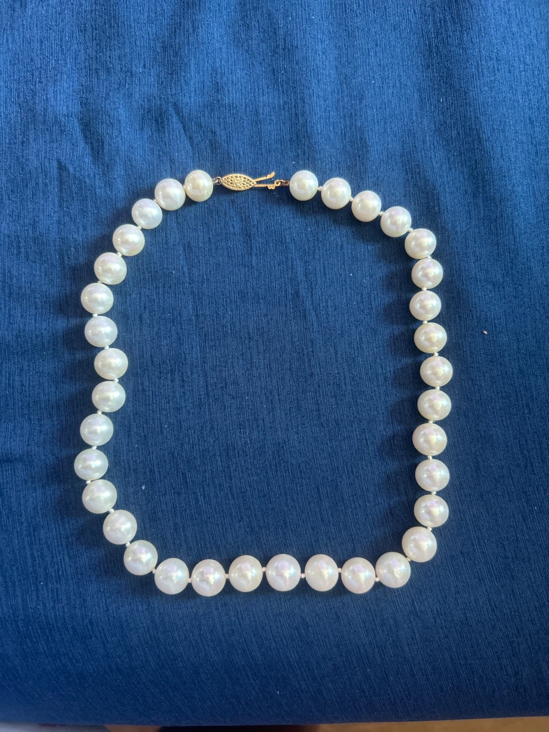 Pearl Necklace and Bracelet Set