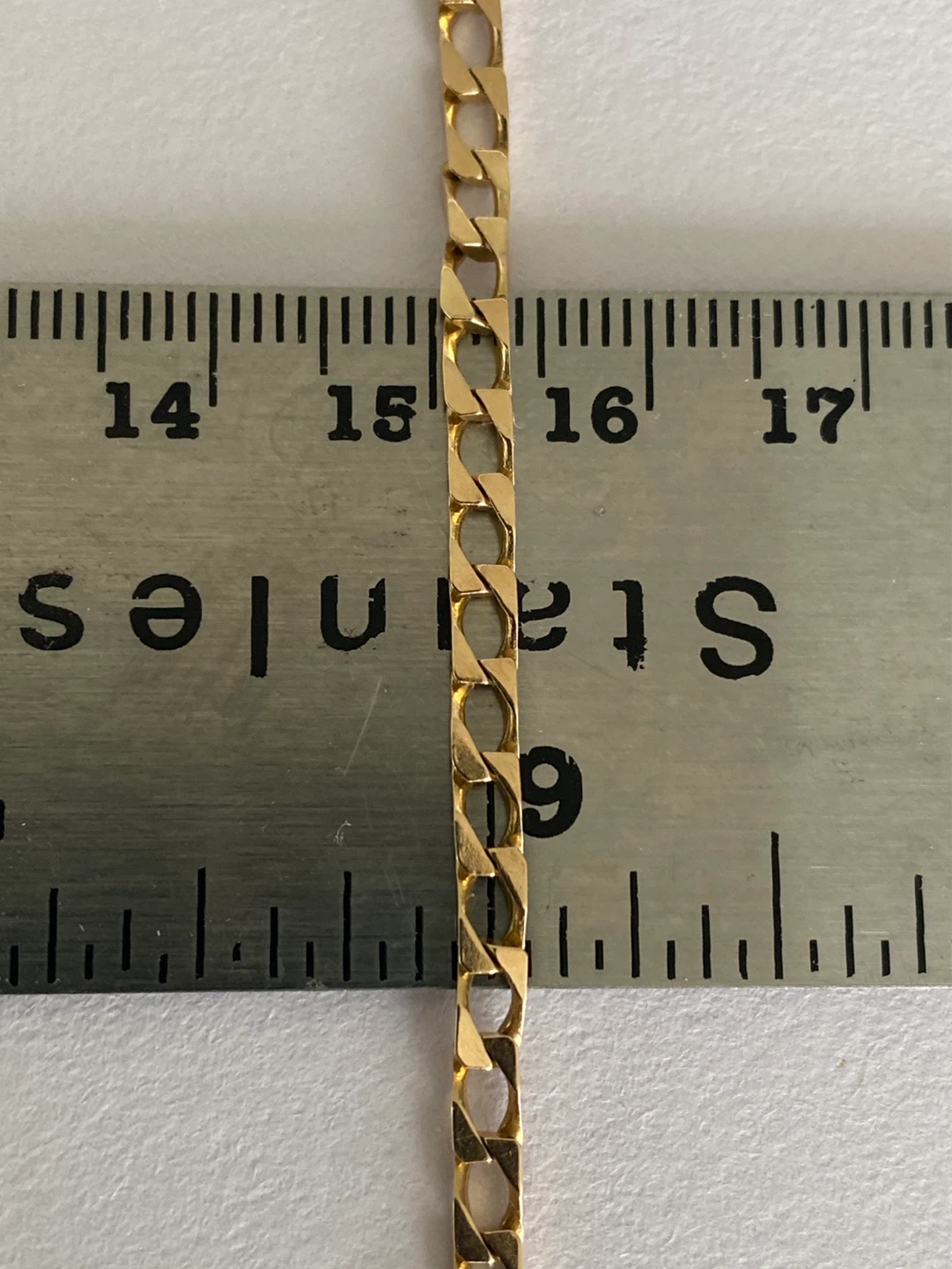 Italian 14k Gold Chain Bracelet - photo 4
