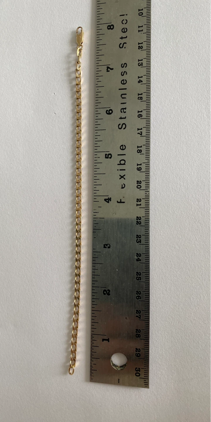 Italian 14k Gold Chain Bracelet - photo 2