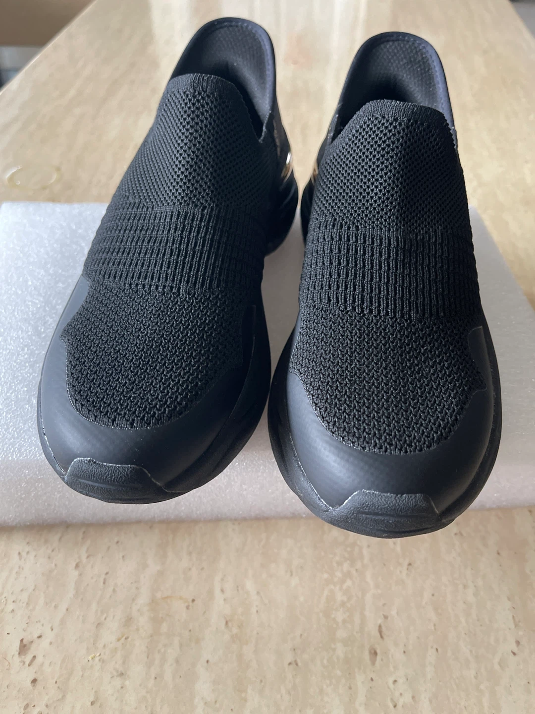 Skechers Slip-ins Women's Black Knit Sneakers - photo 3