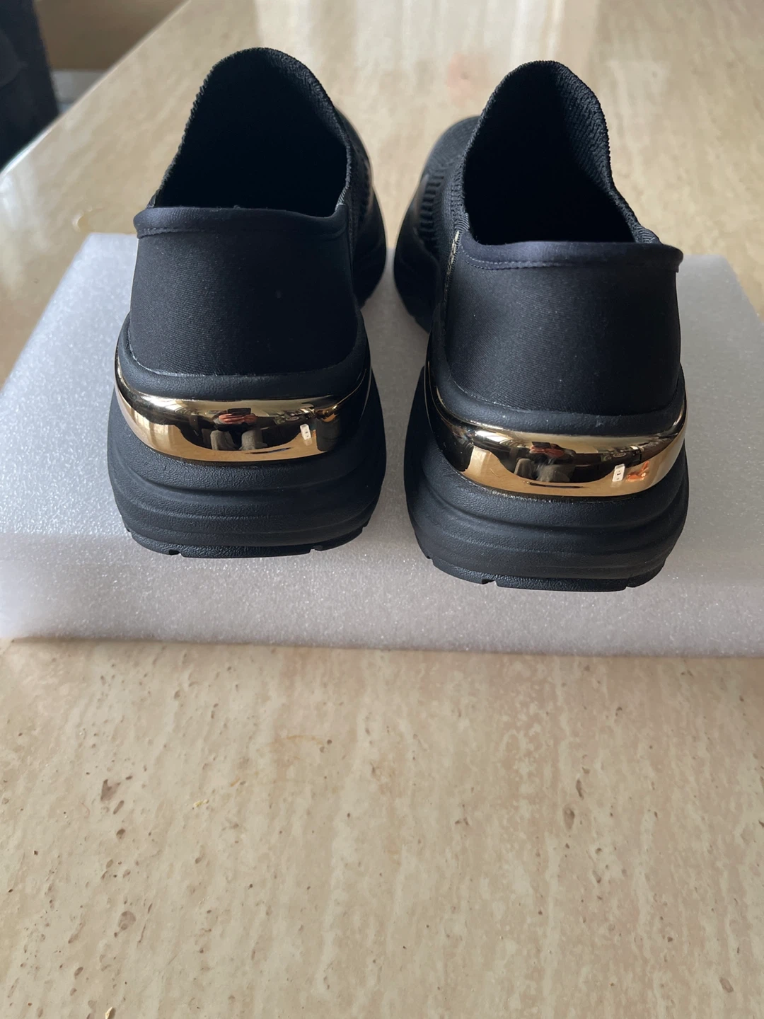 Skechers Slip-ins Women's Black Knit Sneakers - photo 2