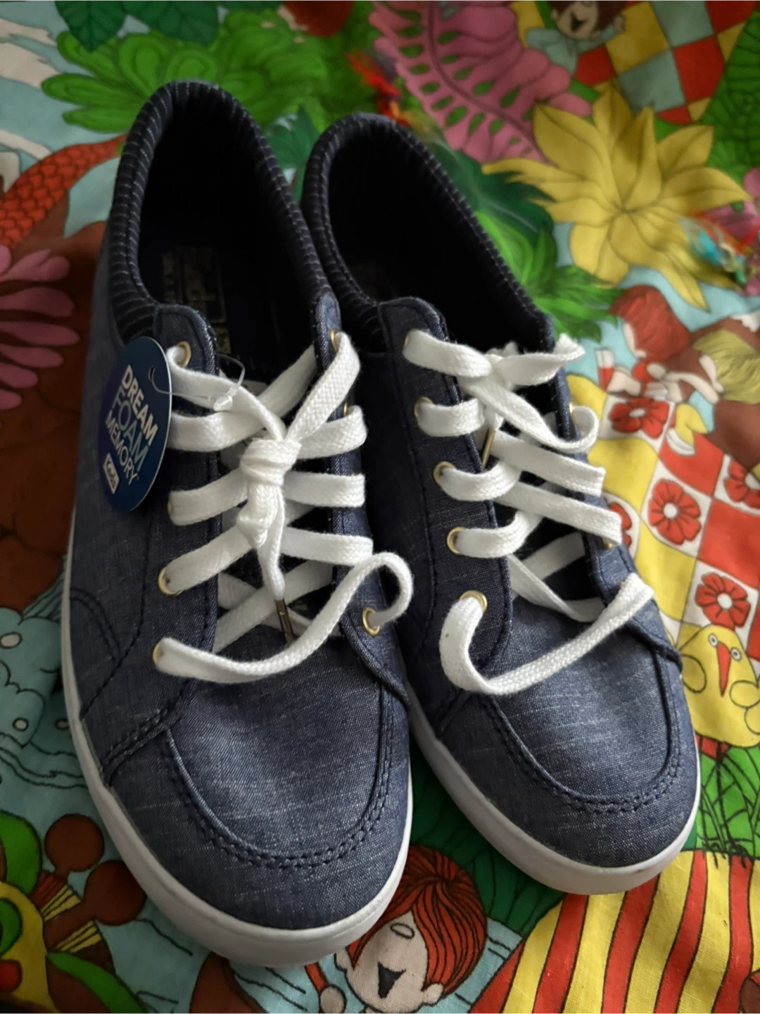 Keds Women's WF59957 "Dream Foam" Memory Sneakers