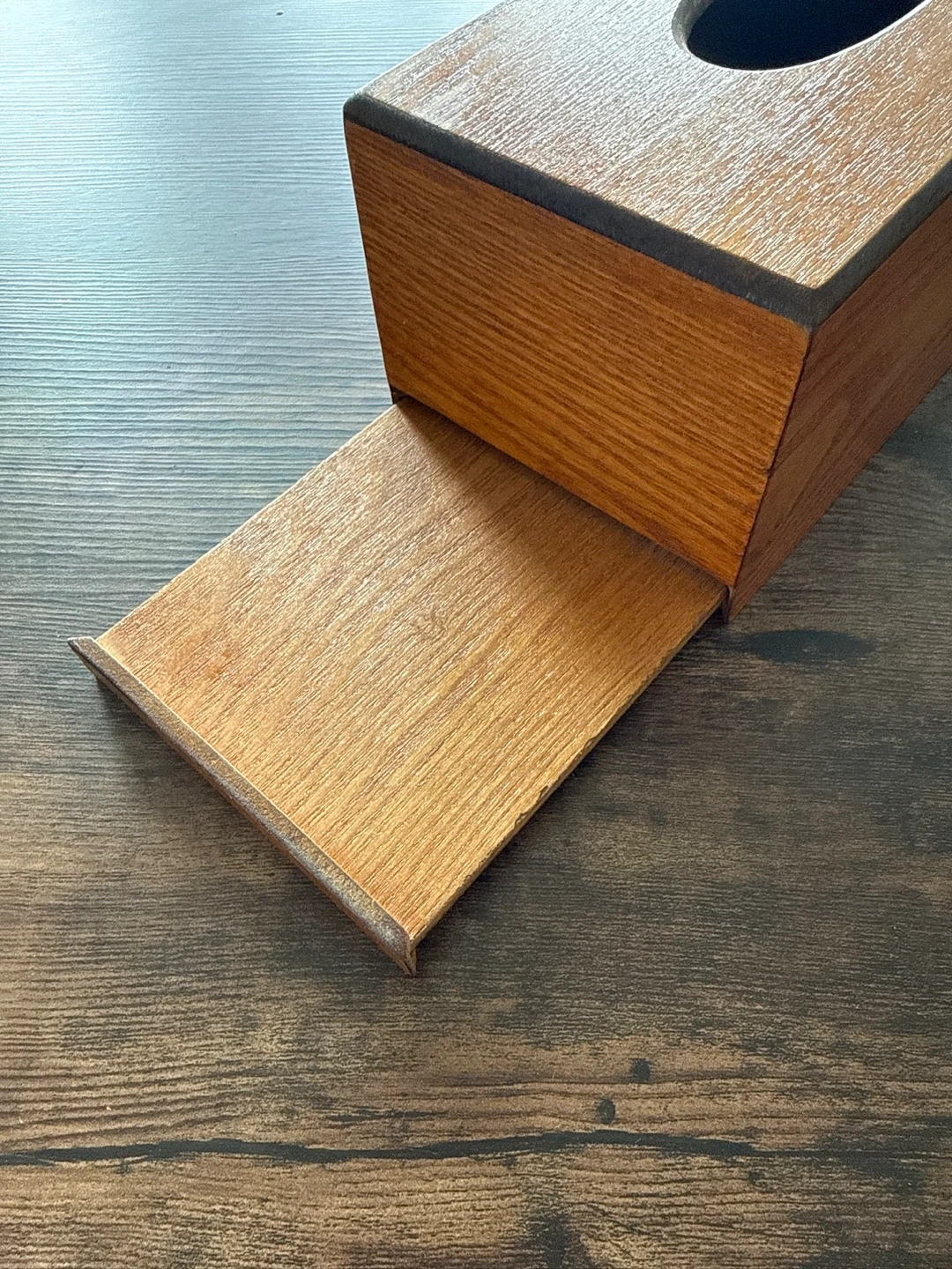 Wooden Tissue Box Cover - photo 2