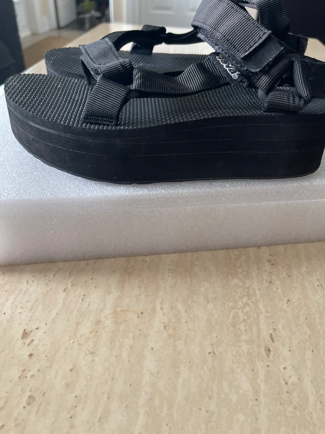Teva Black Platform Sandals - photo 3