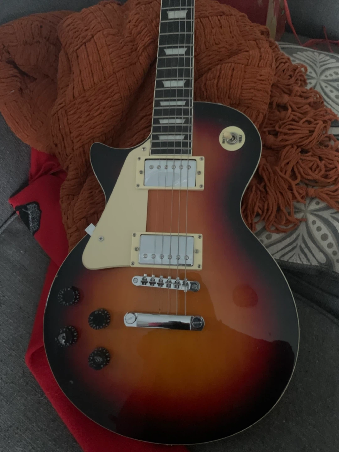 LUX Electric Guitar - Sunburst - photo 3