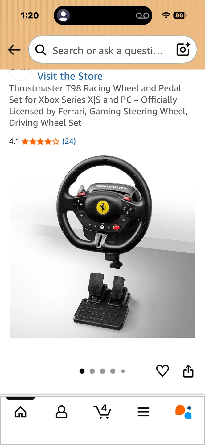 Thrustmaster T98 Racing  Set for Xbox Series X|S and PC - photo 2