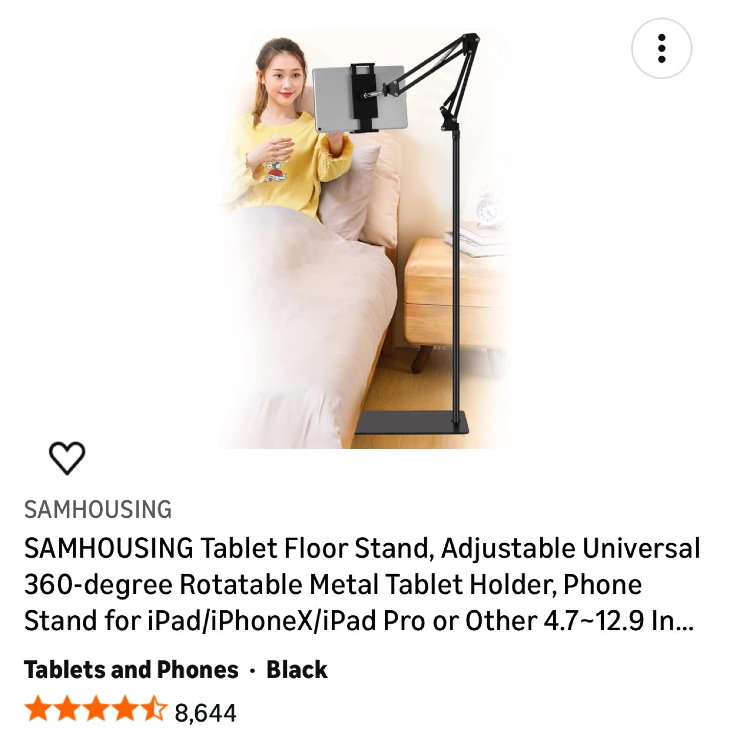SAMHOUSING Adjustable Tablet Floor Stand - photo 3
