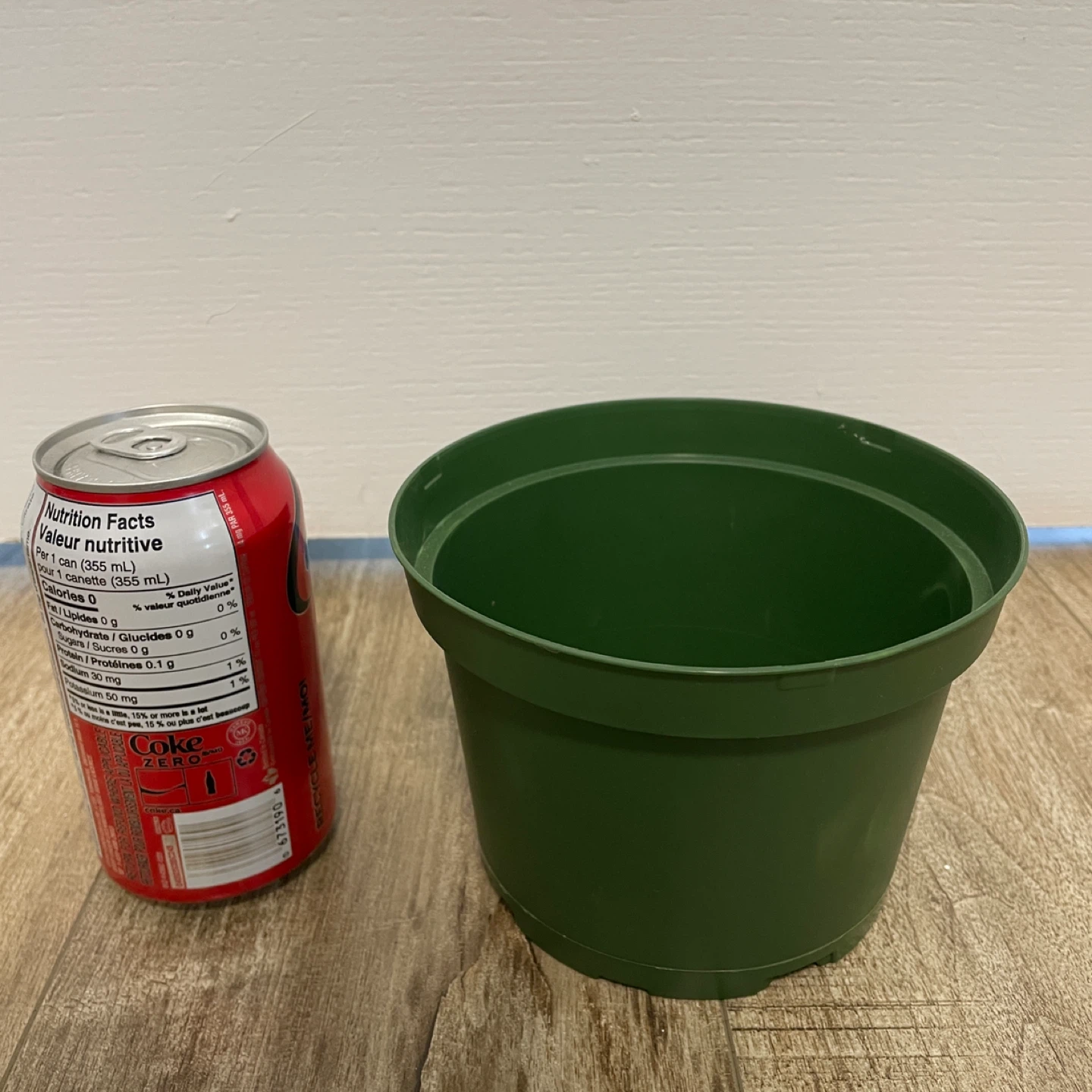 Green Plastic Plant Pot