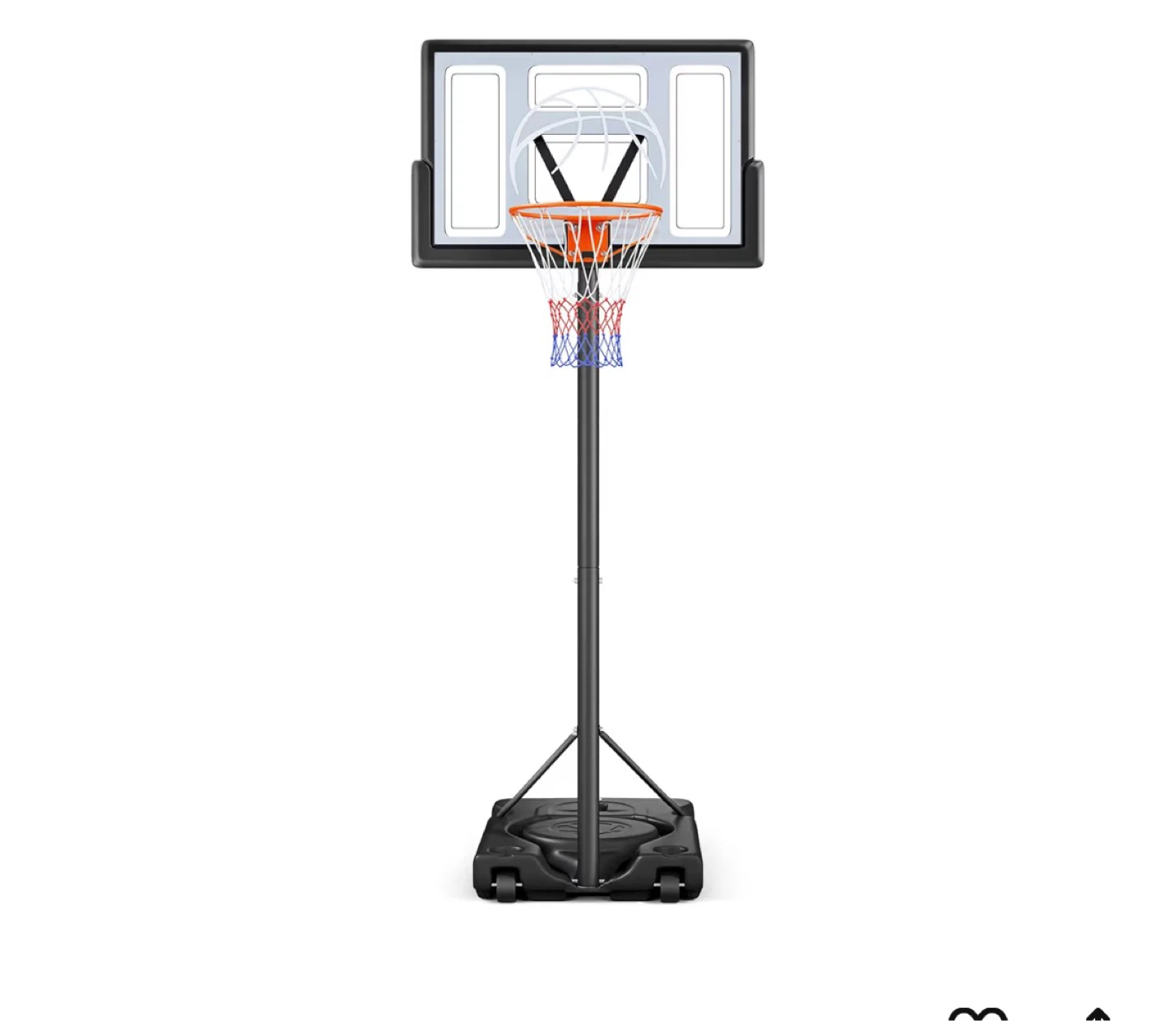 Adjustable, Never Opened, Basketball Hoop (Up to 10 feet!)