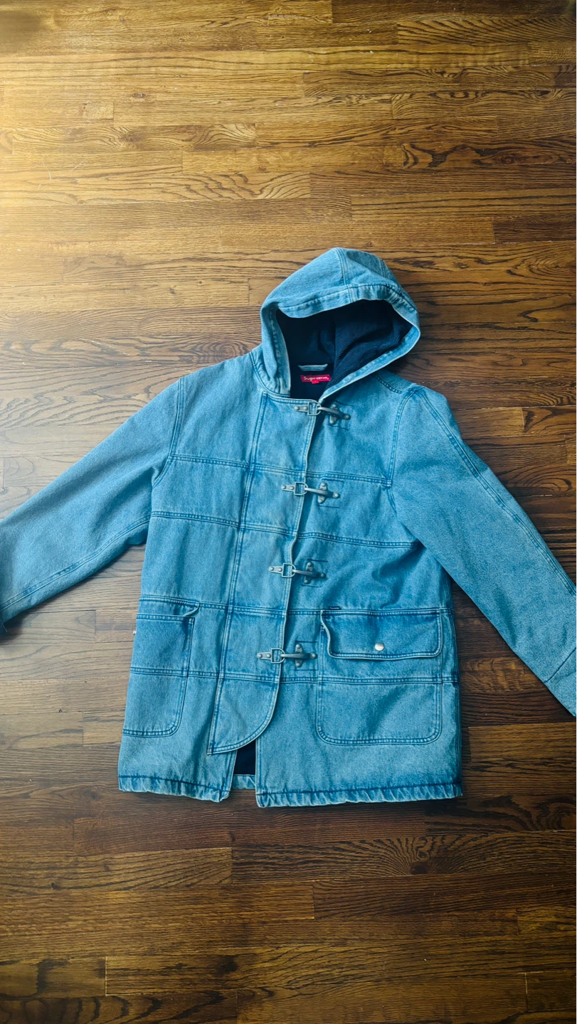 Supreme Denim Toggle Coat