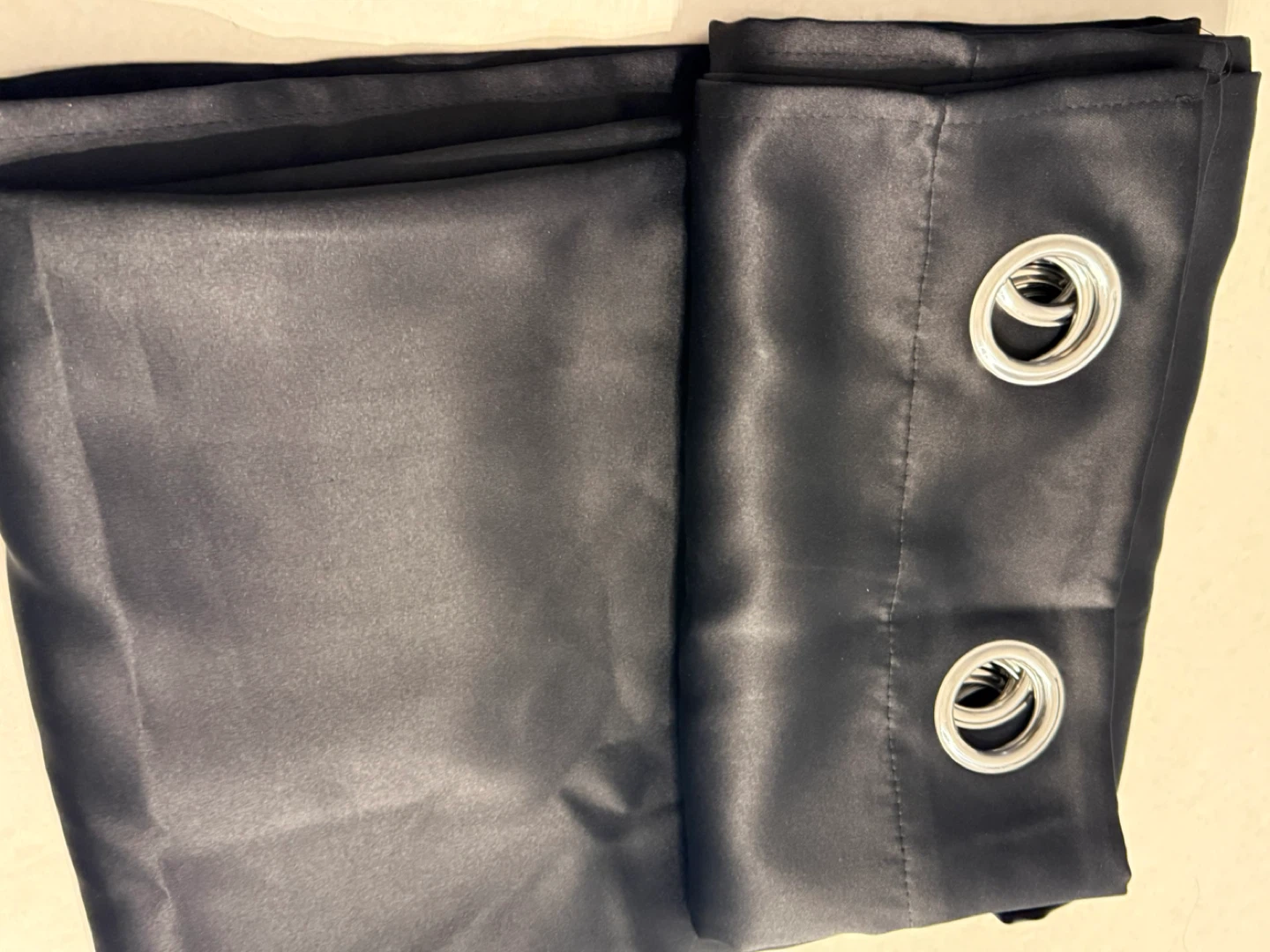 Black Grommet Curtains - photo 3