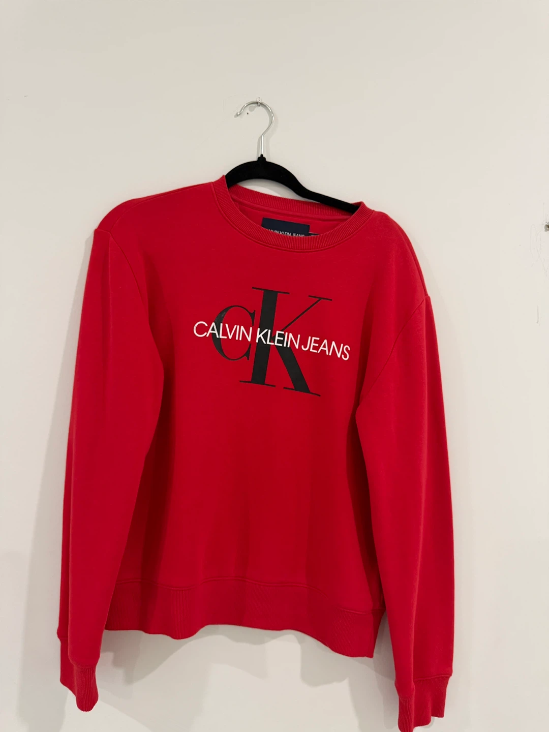 Calvin Klein Jeans Red Crewneck Sweatshirt