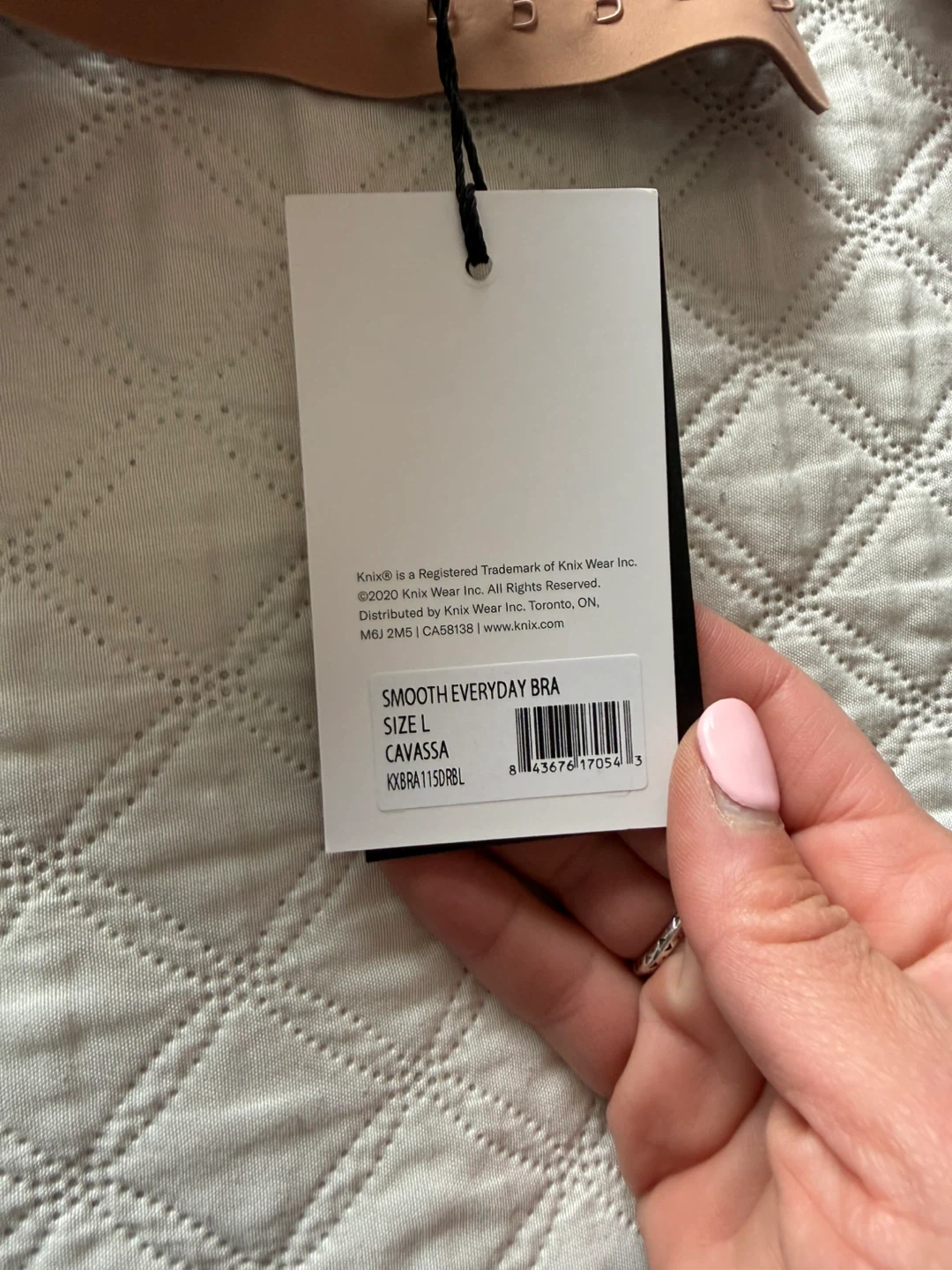 Knix Smooth Everyday Bra - Size L - Cavassa - photo 2