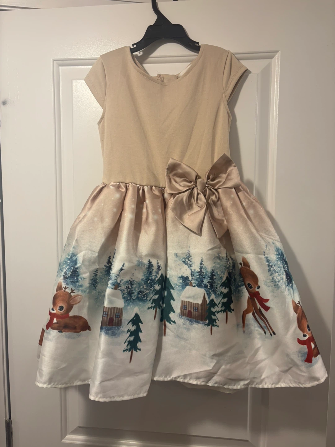 H&M Kids Reindeer Christmas Dress Size 6-8 Years