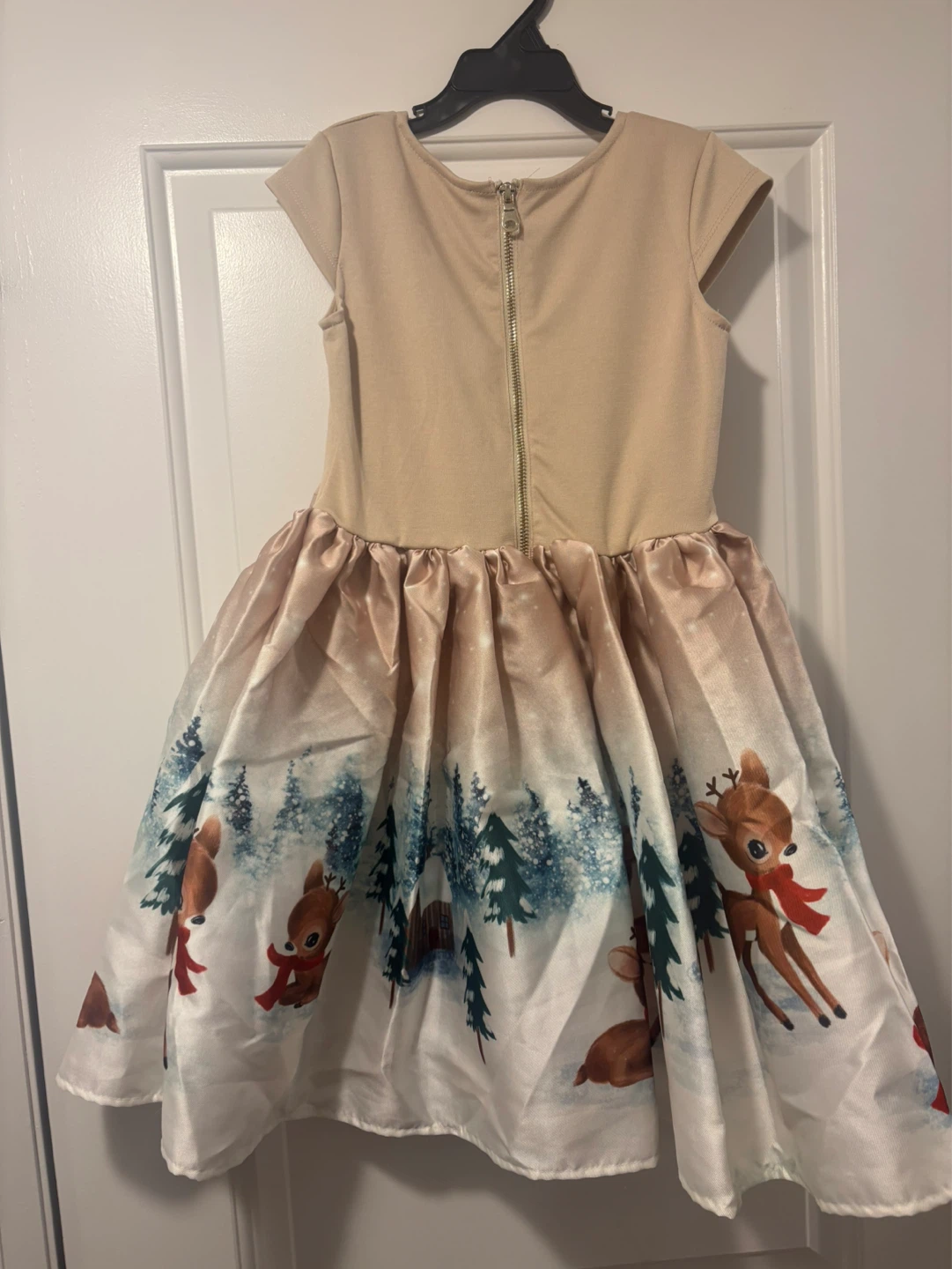 H&M Kids Reindeer Christmas Dress Size 6-8 Years - photo 2