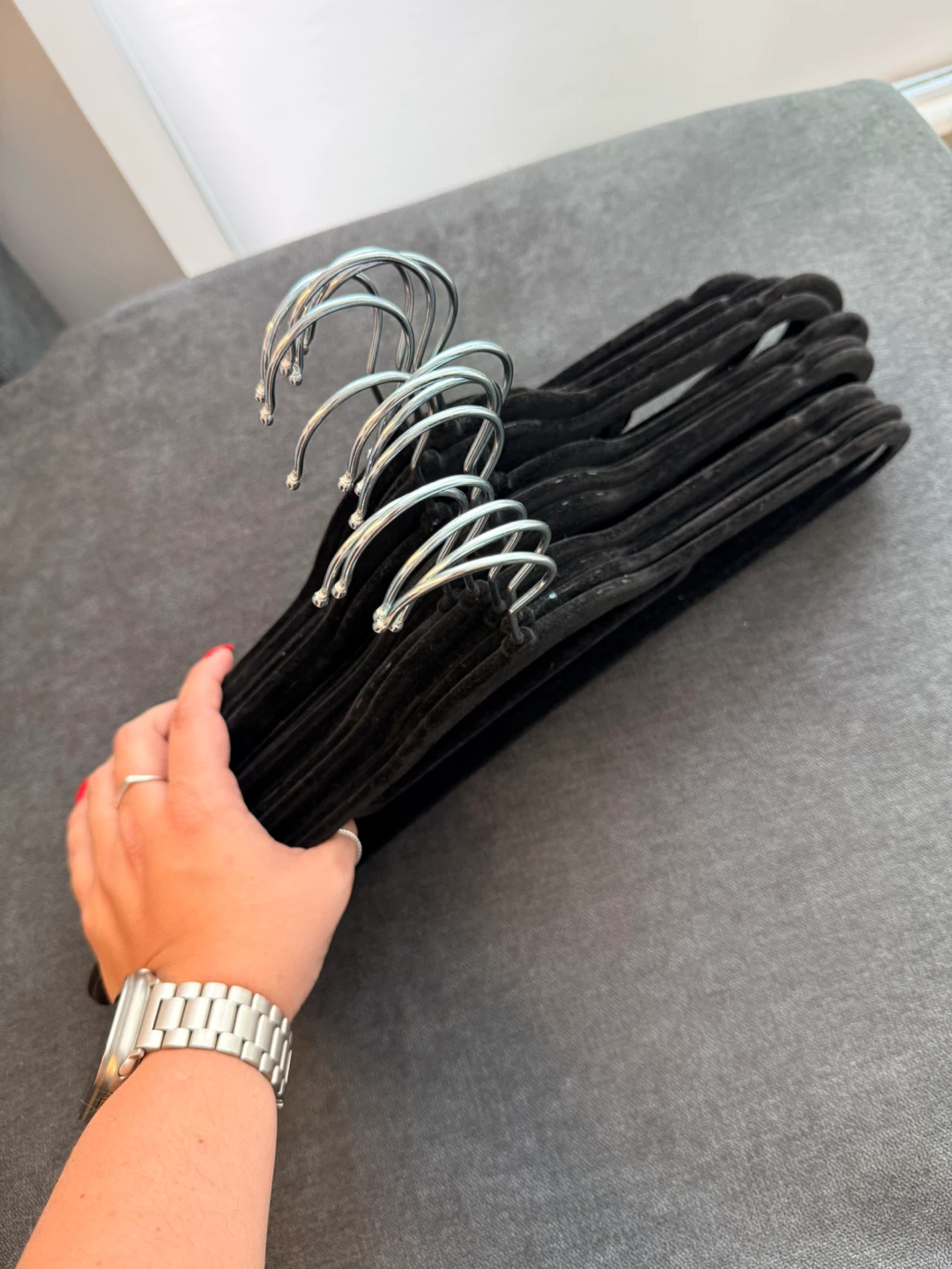 Black Velvet Hangers - Set of 30 - photo 2