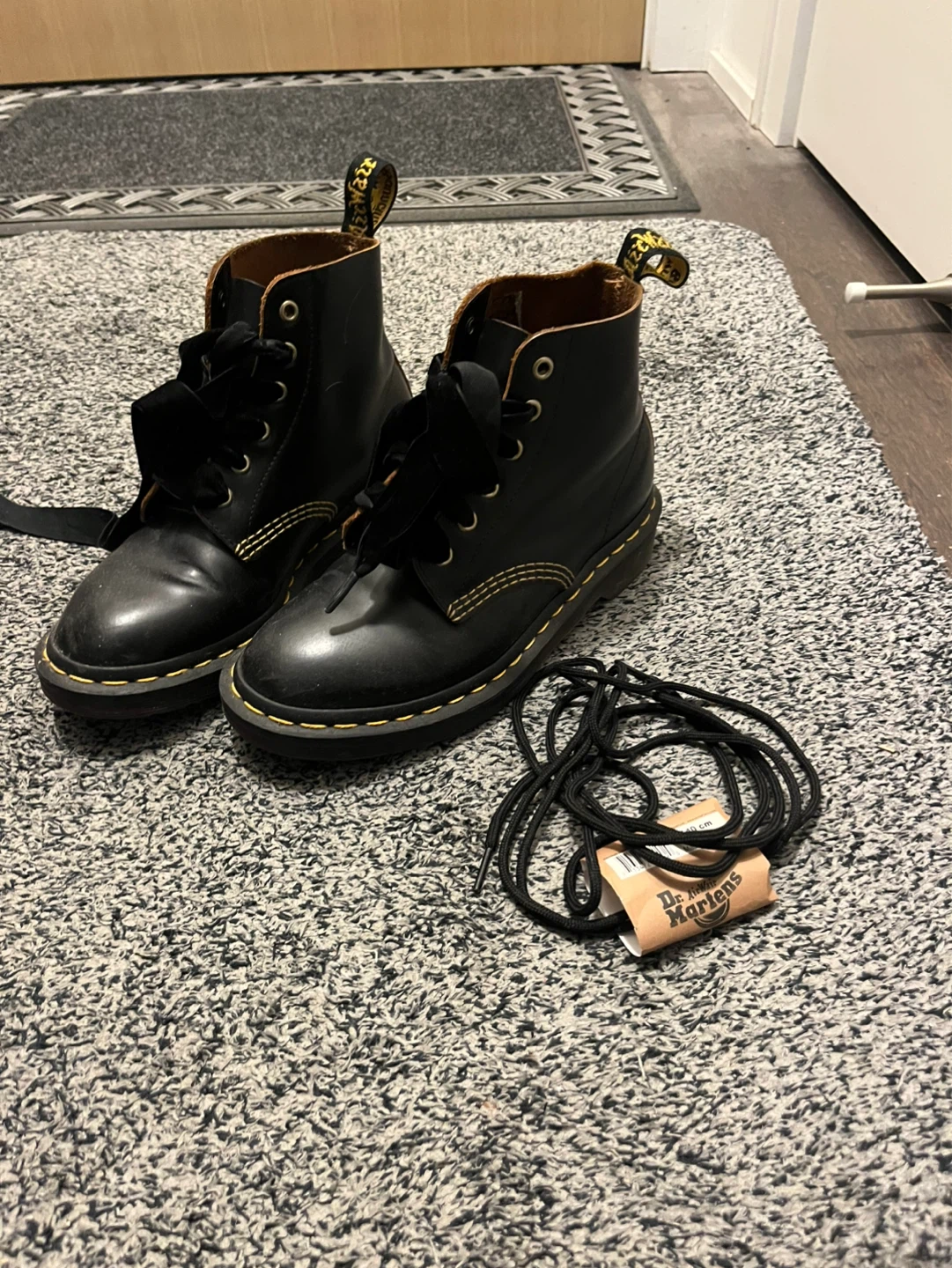 Dr. Martens Black Leather Boots