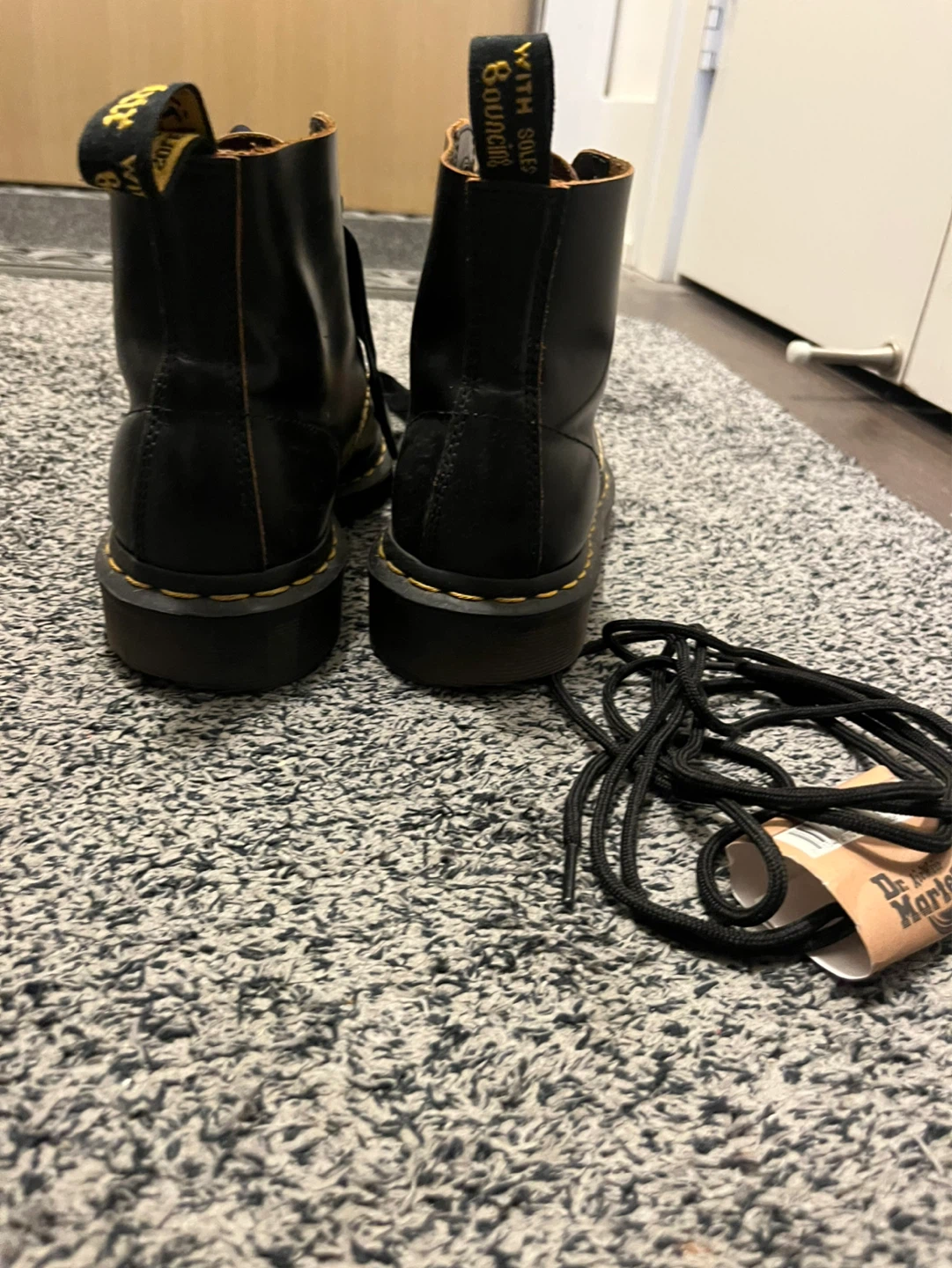 Dr. Martens Black Leather Boots - photo 2