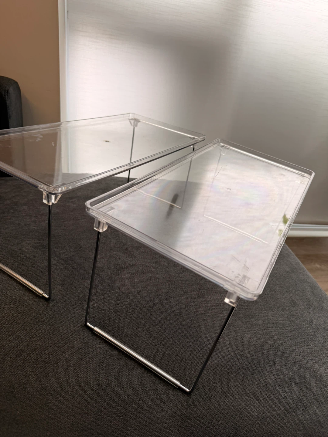 Clear Stackable Shelf Organizers - Set of 2 - photo 3
