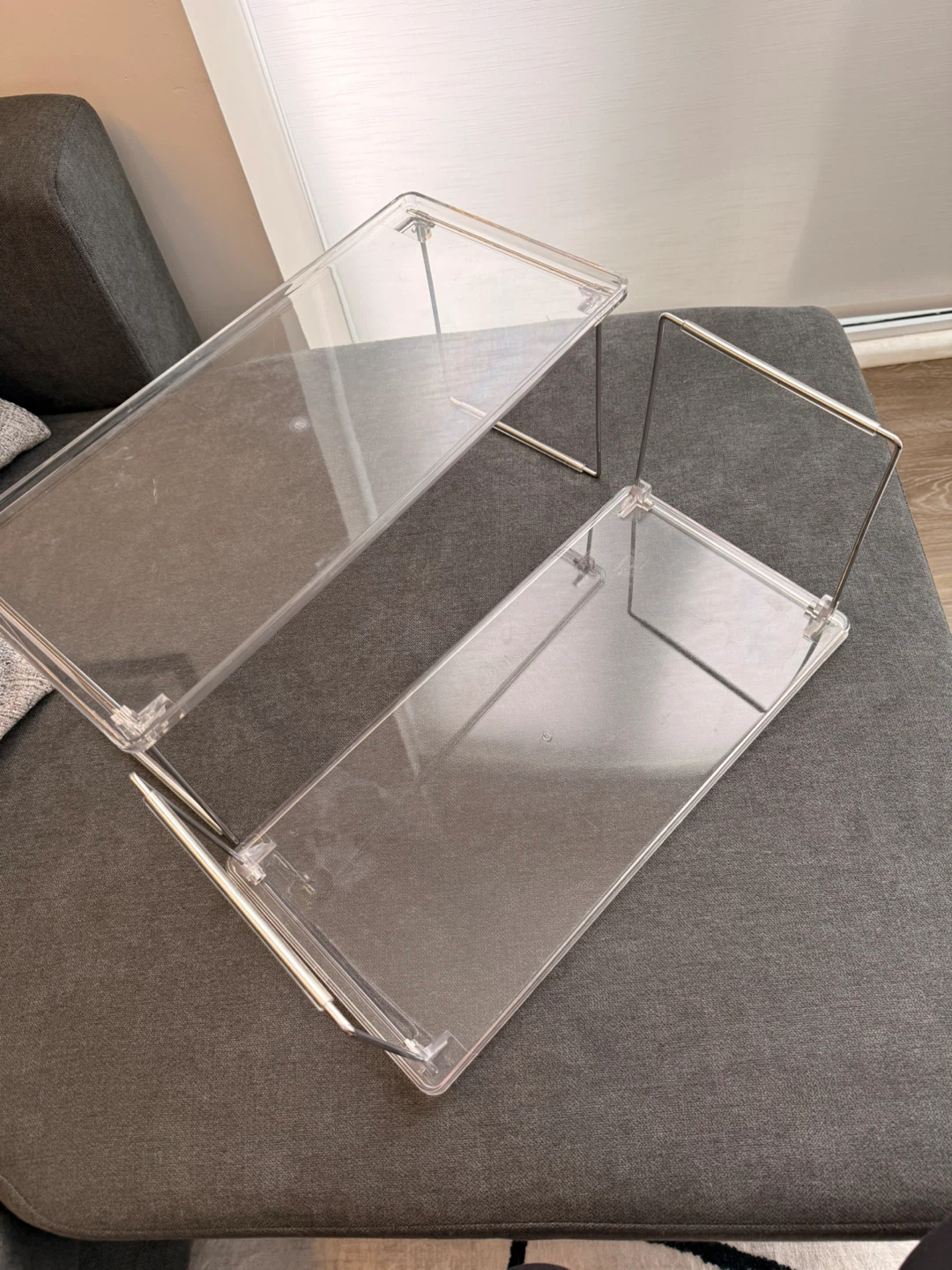 Clear Stackable Shelf Organizers - Set of 2 - photo 4