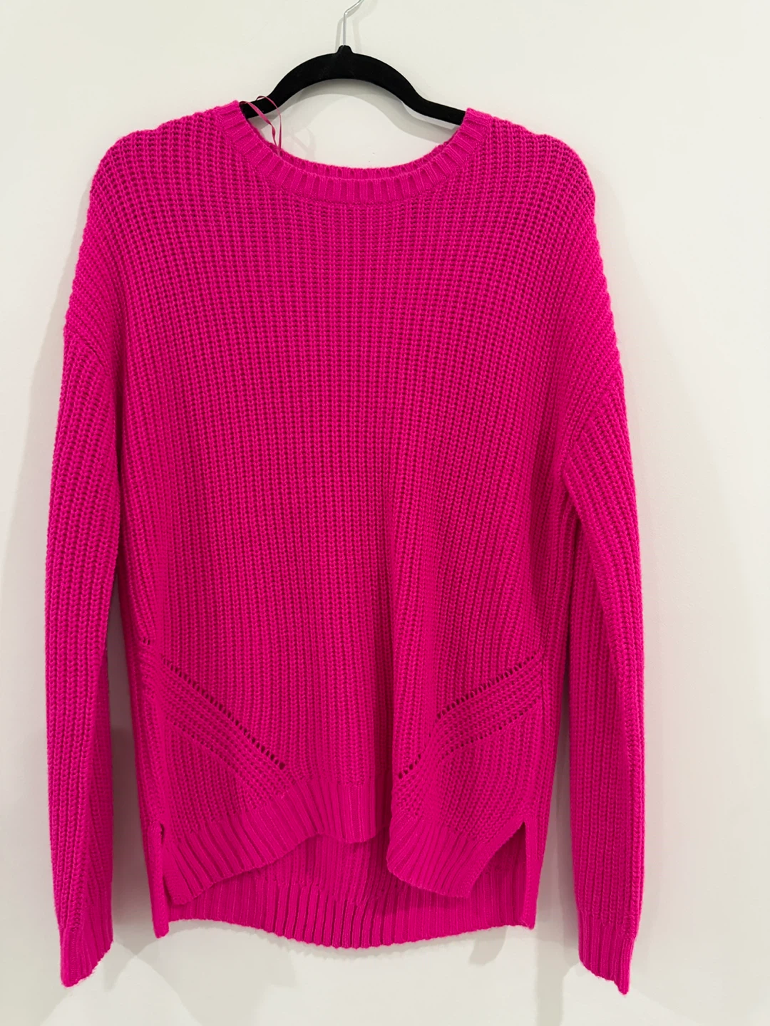 AEO Purl Knit V-Neck Sweater - Off White - photo 2