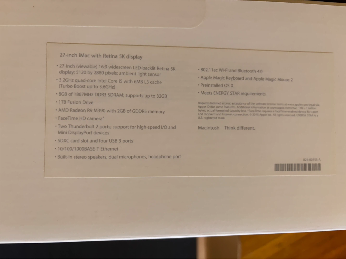 Apple iMac 27-inch Retina 5K 2015 - photo 3