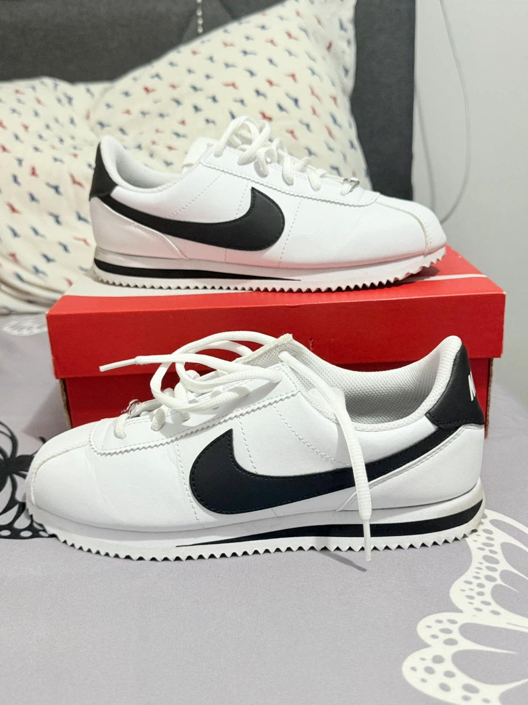 Nike Cortez Basic SL (GS) White/Black Youth Shoes - photo 3