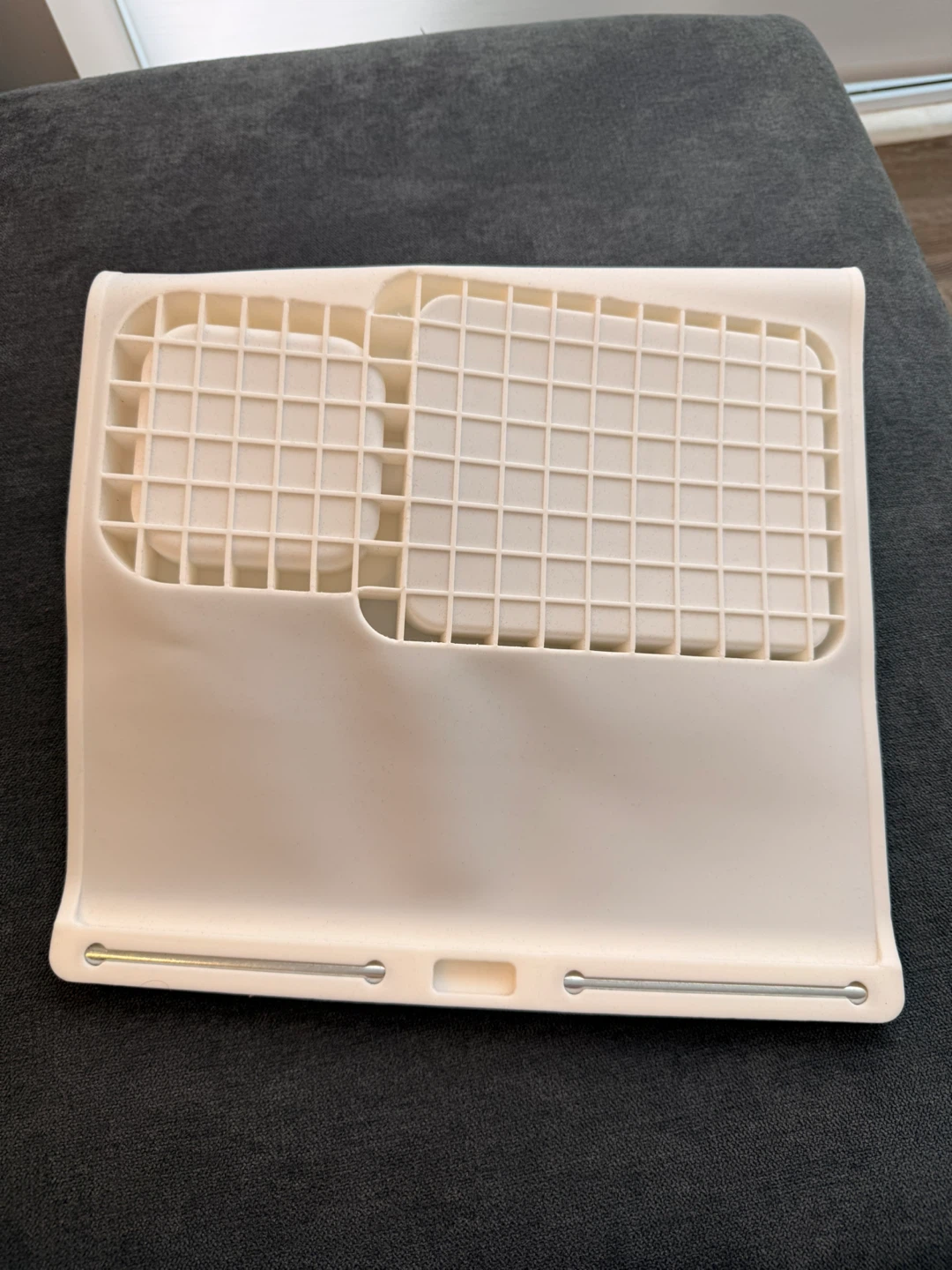 Sofa armrest tray - white silicone - photo 3
