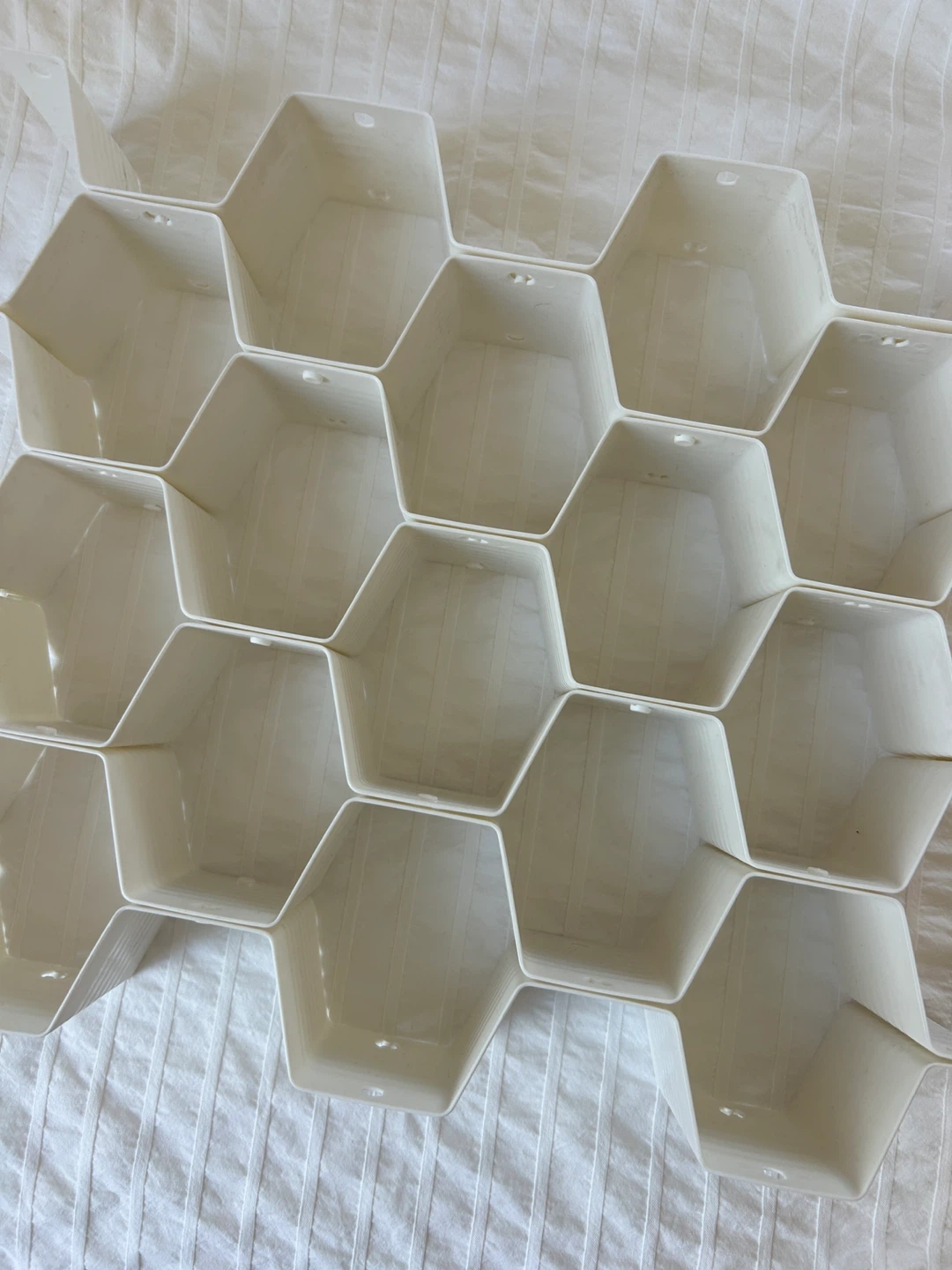 Honeycomb drawer organizer