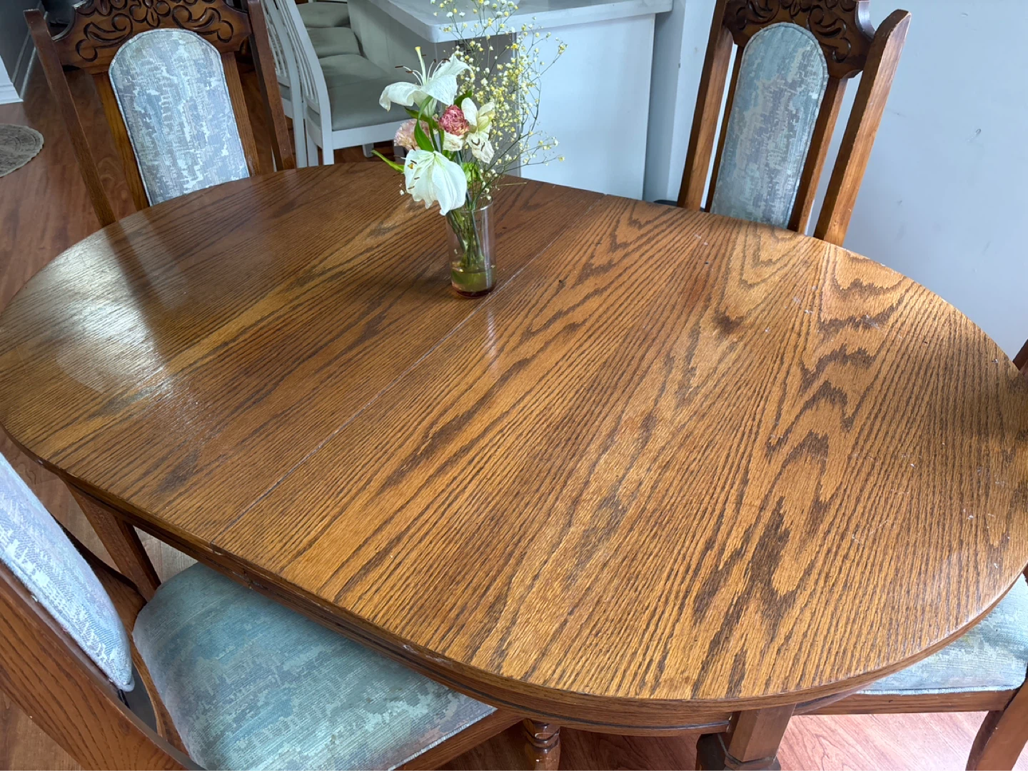 Wooden Dining Table with 4 Chairs - photo 3