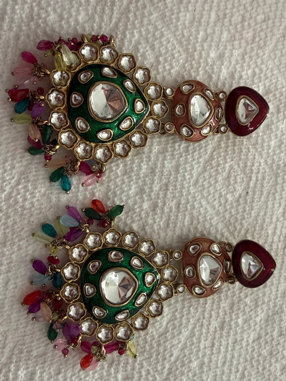 Artificial Indian jewellery earrings - photo 2