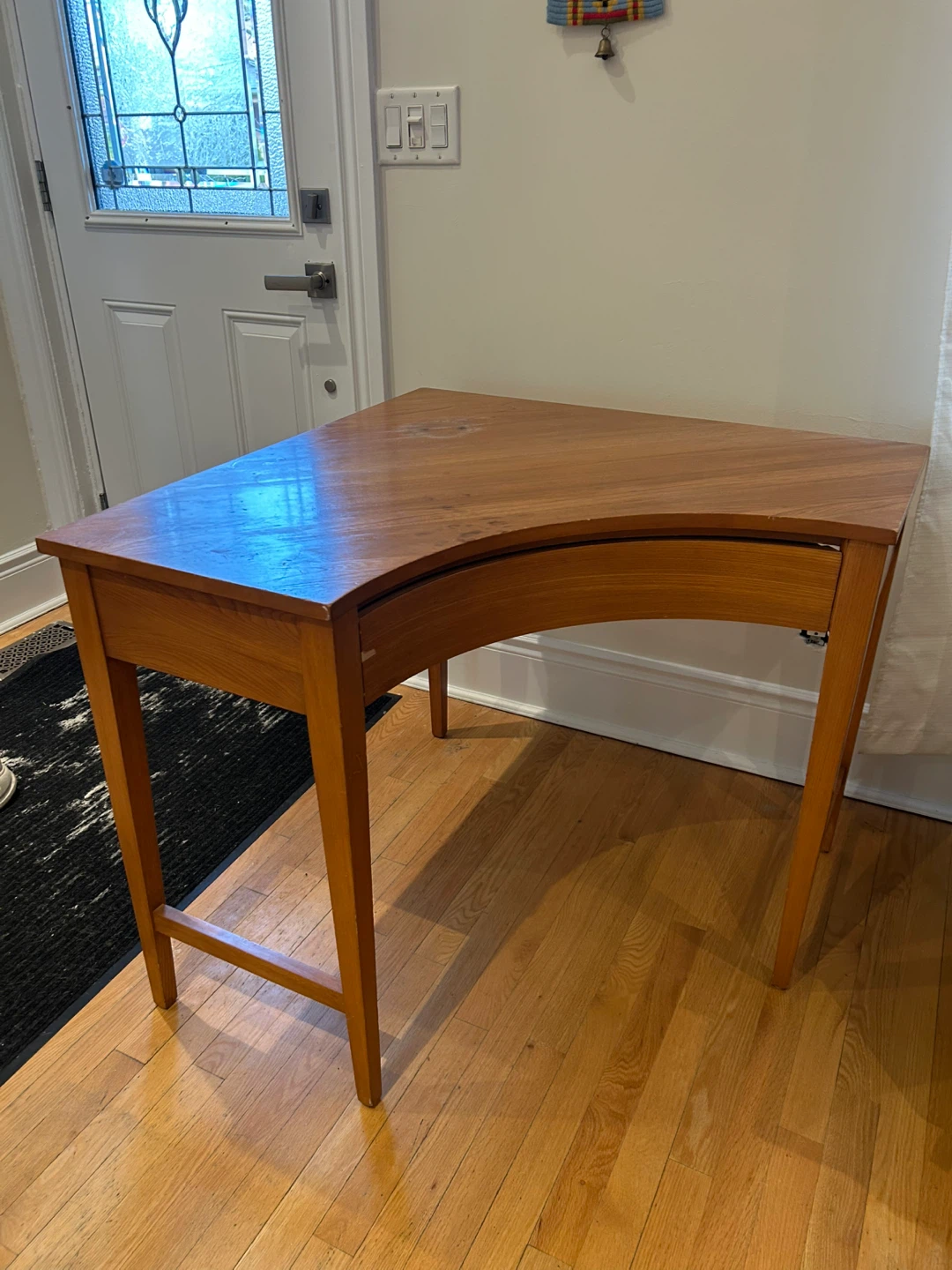 Wooden corner desk