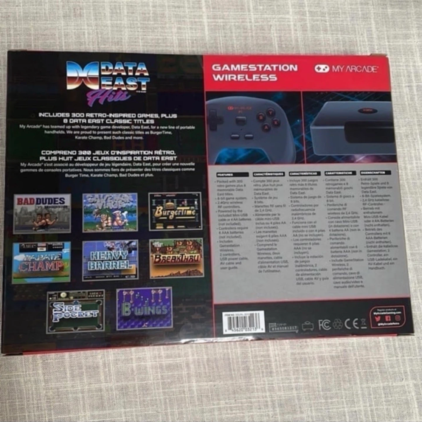 My Arcade Gamestation Wireless 300 Retro Games Console - photo 2