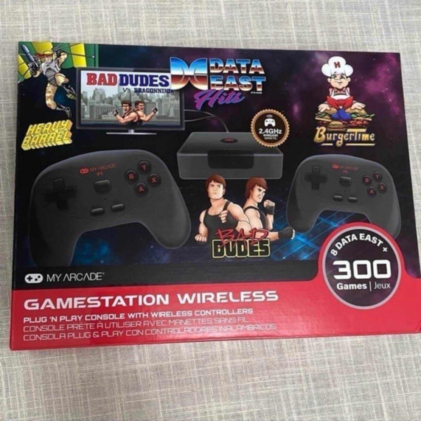 My Arcade Gamestation Wireless 300 Retro Games Console