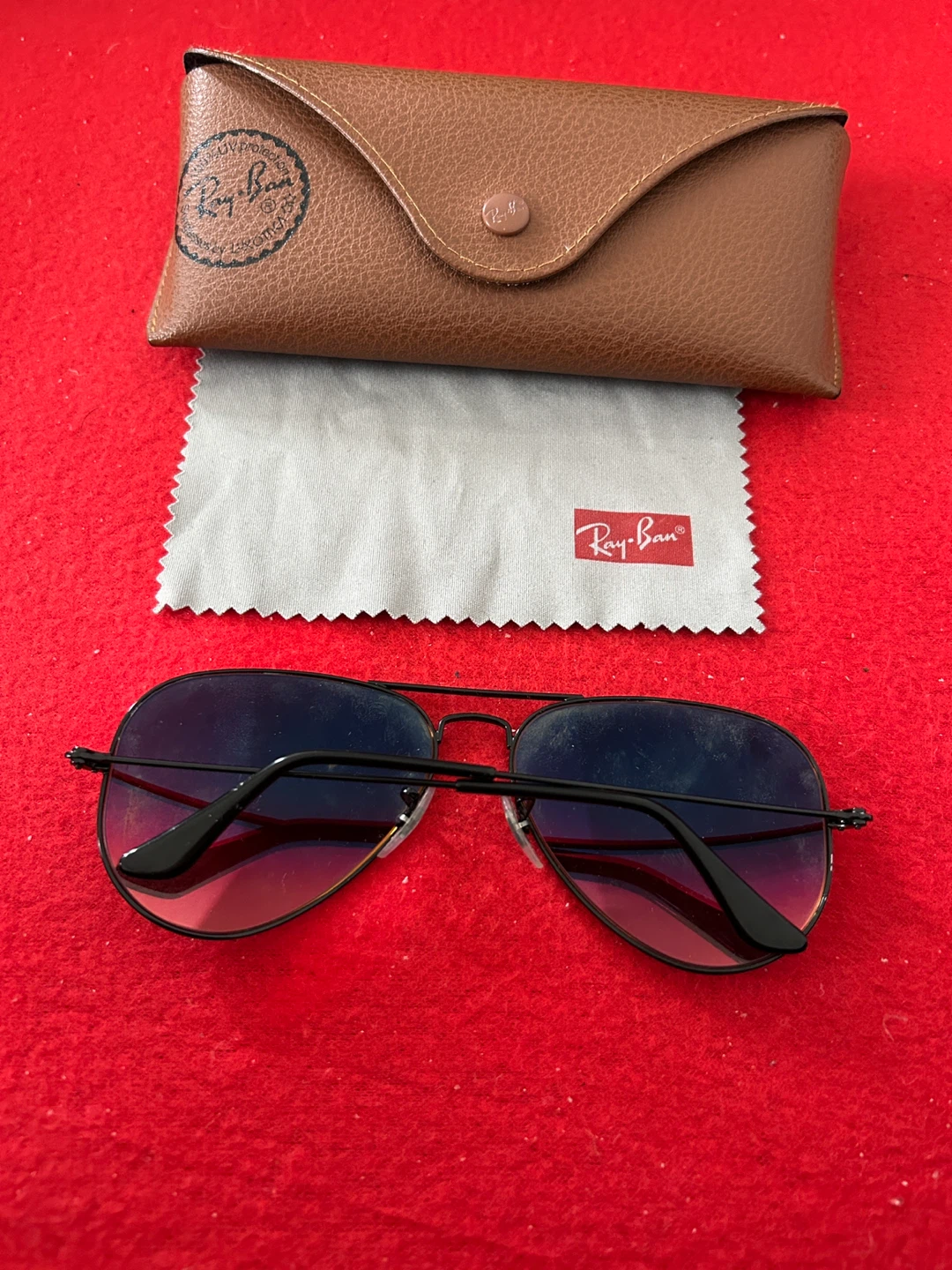 Ray-Ban Aviator Sunglasses with Case - photo 2