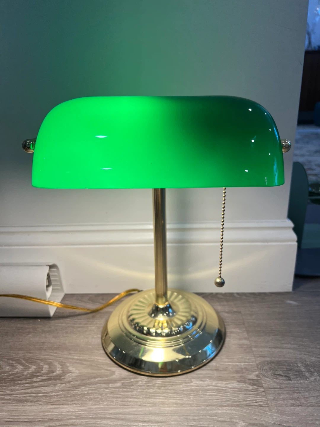 Green Banker's Lamp